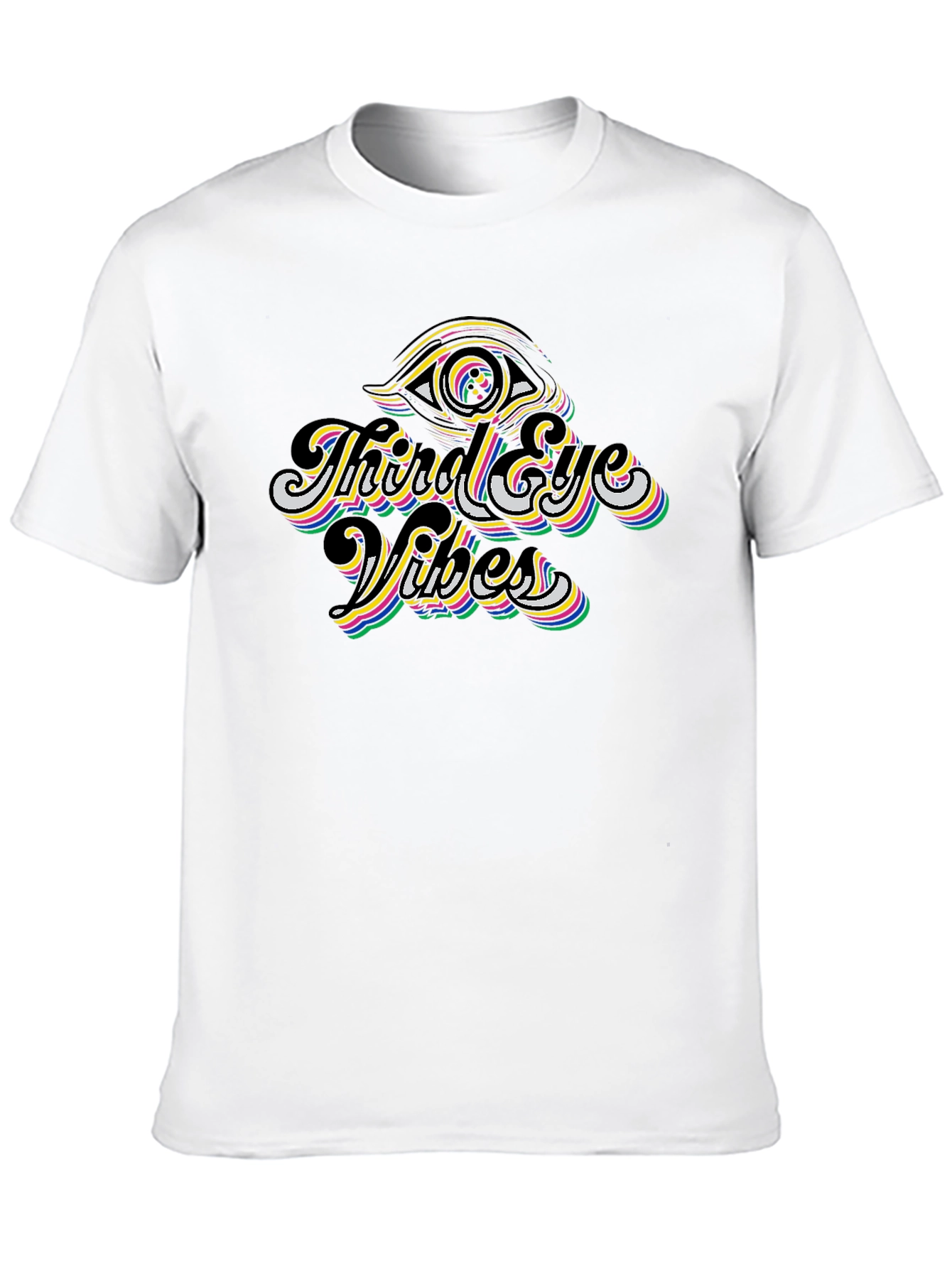 Third Eye Vibes Black Graphic Tee