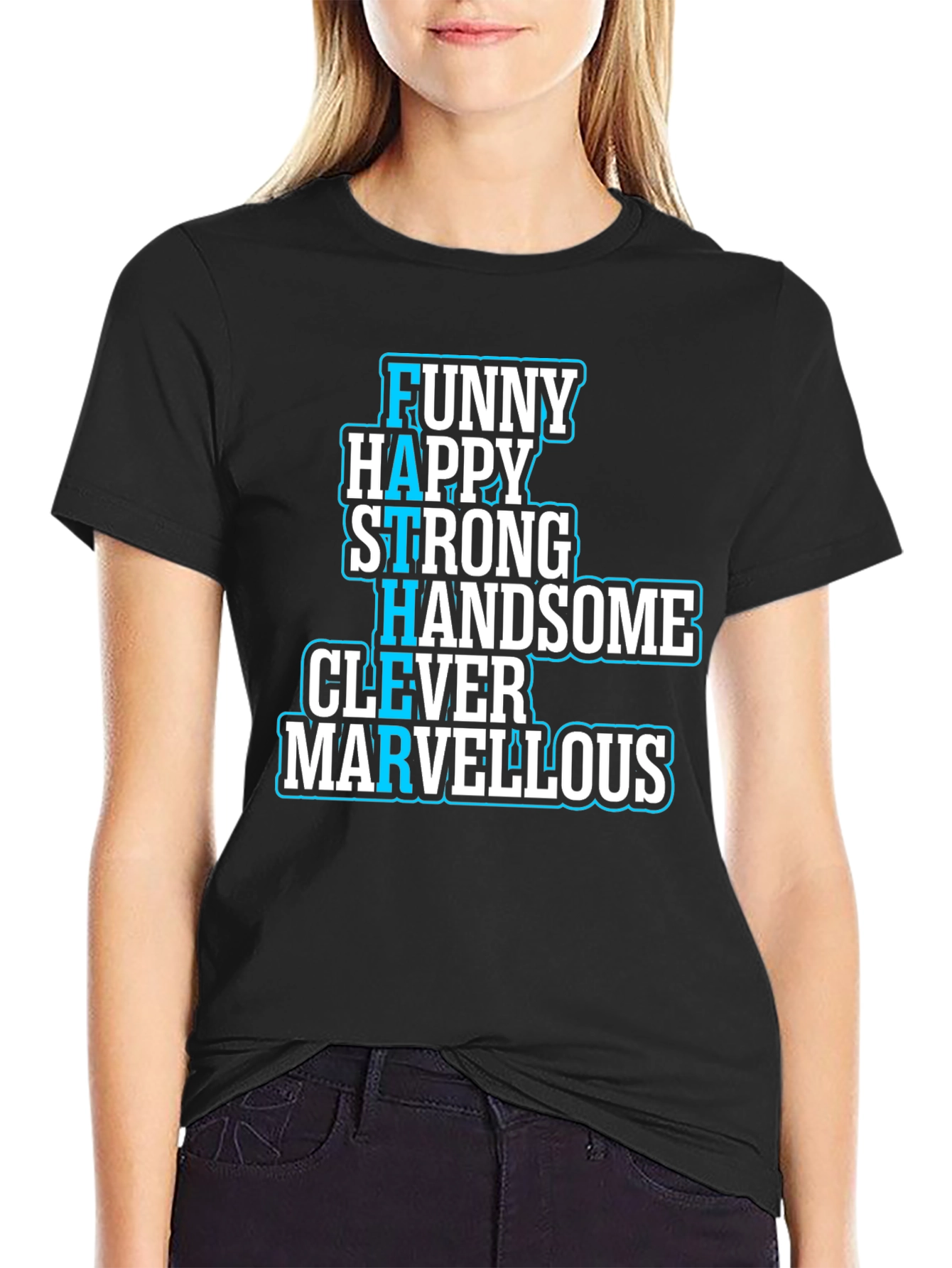 Funny Happy Strong Fathers Day T-Shirt