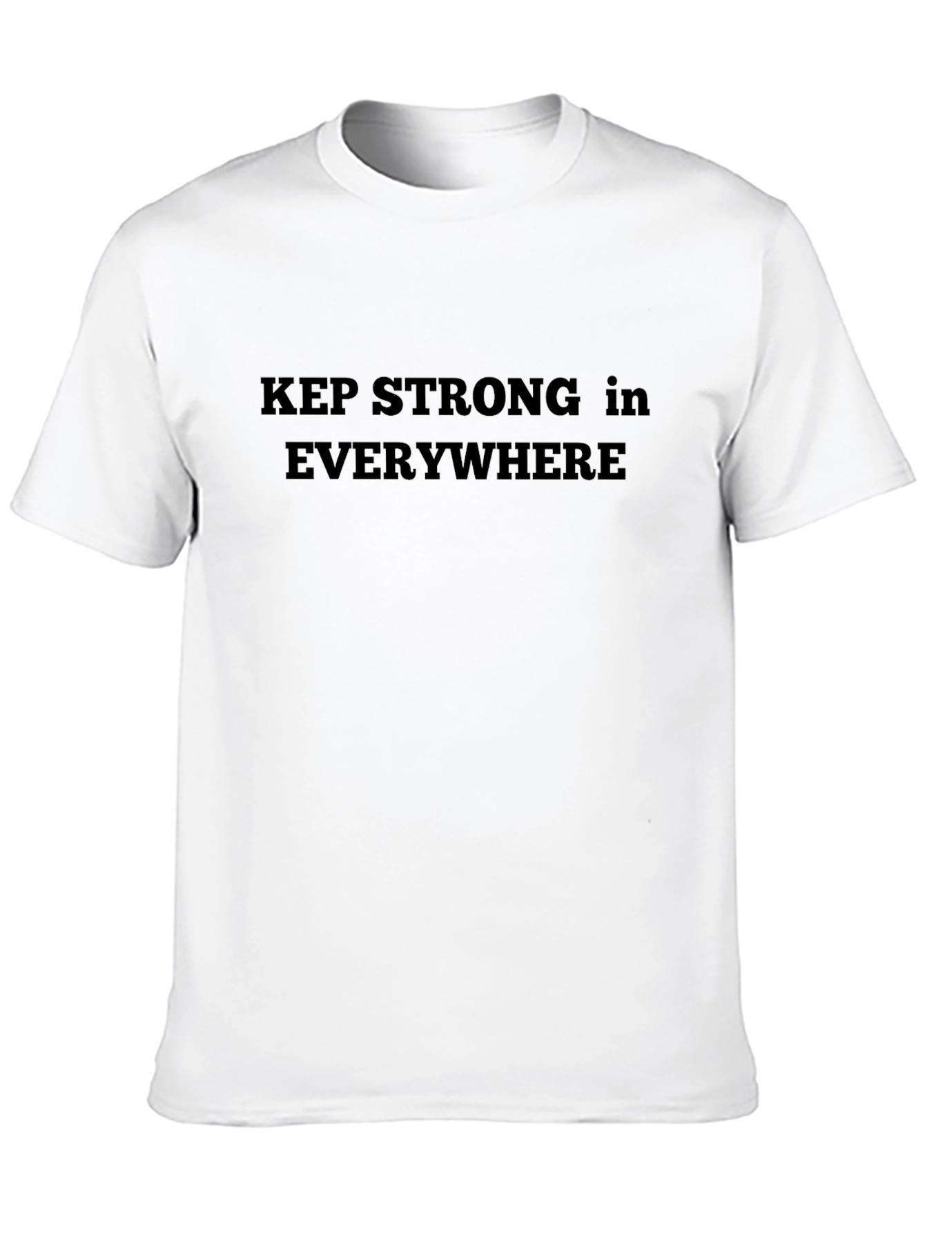 Kip Strong in Everywhere Black T-Shirt