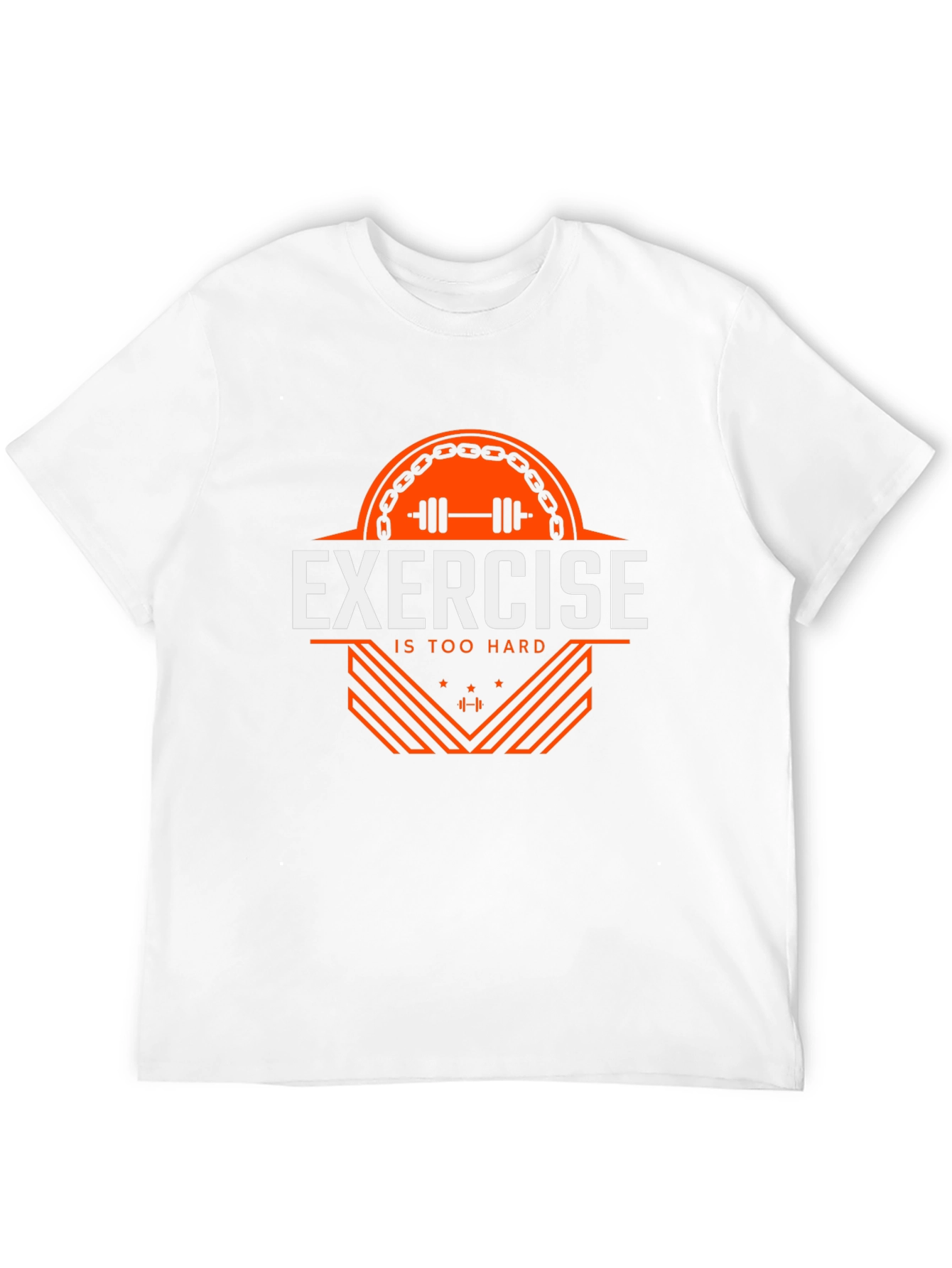 Exercise is Too Hard Graphic Tee - Black