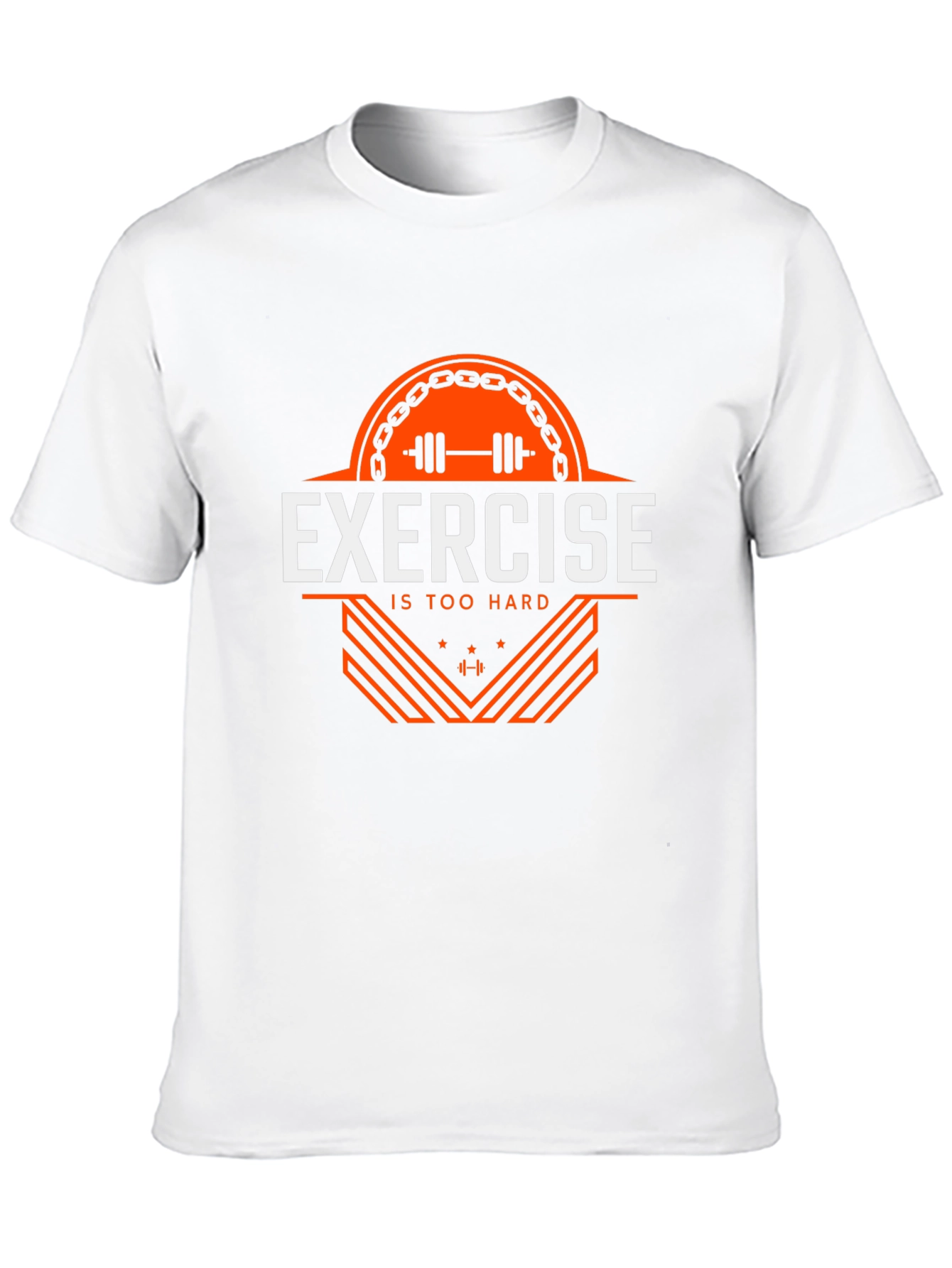 Exercise is Too Hard Graphic Tee - Black