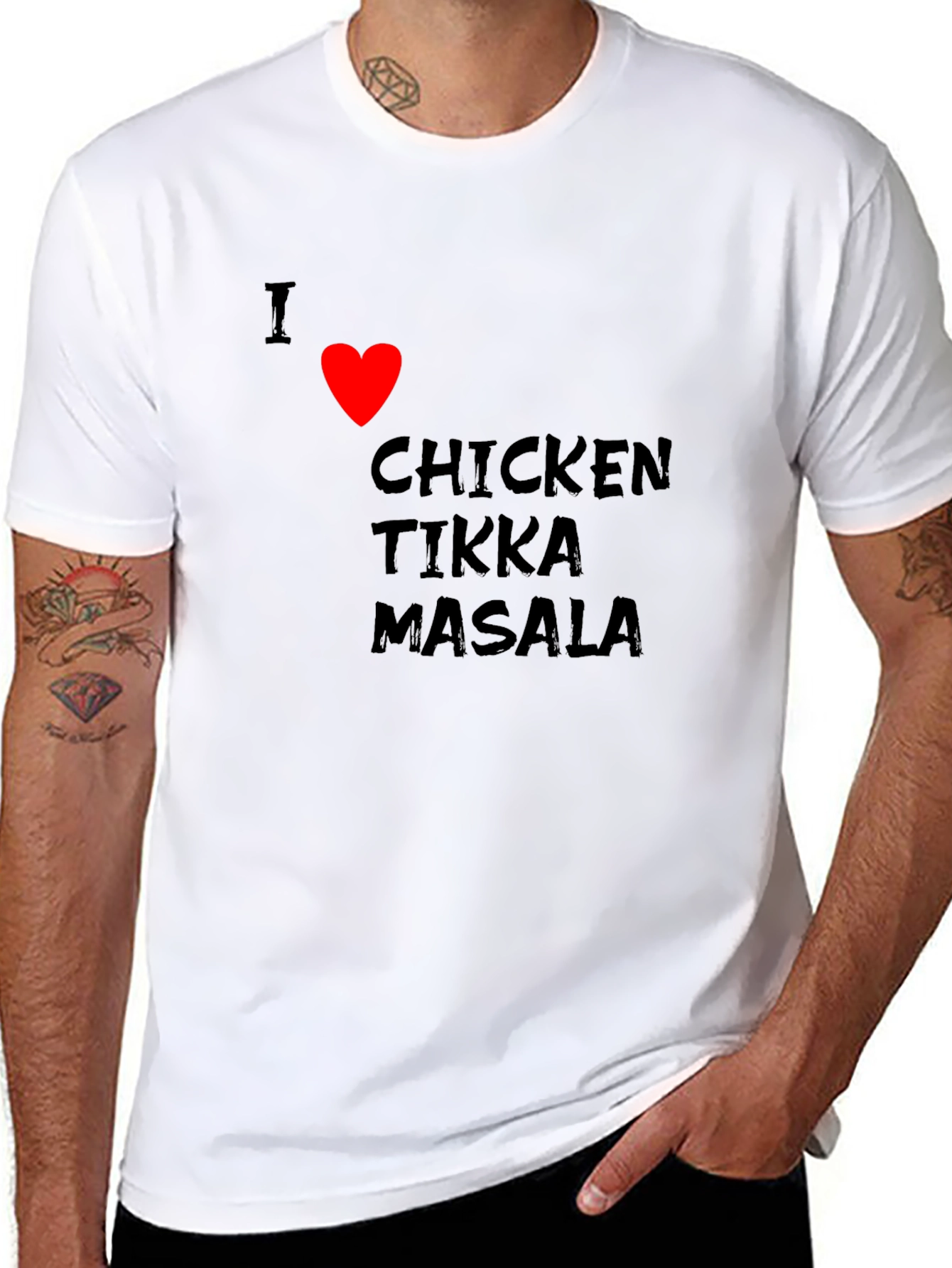 I Love Chicken Tikka Masala T-Shirt