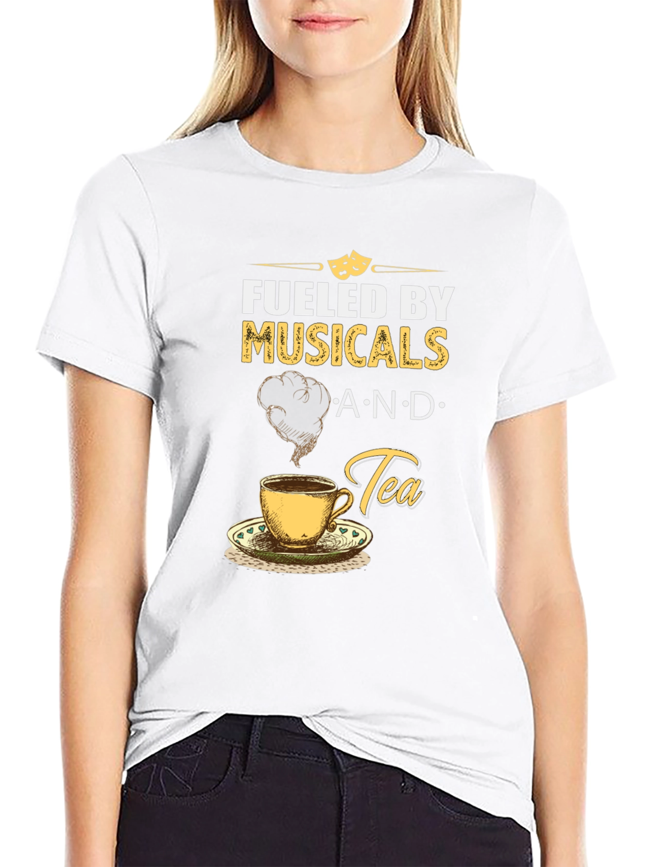 Fueled by Musicals and Tea T-Shirt