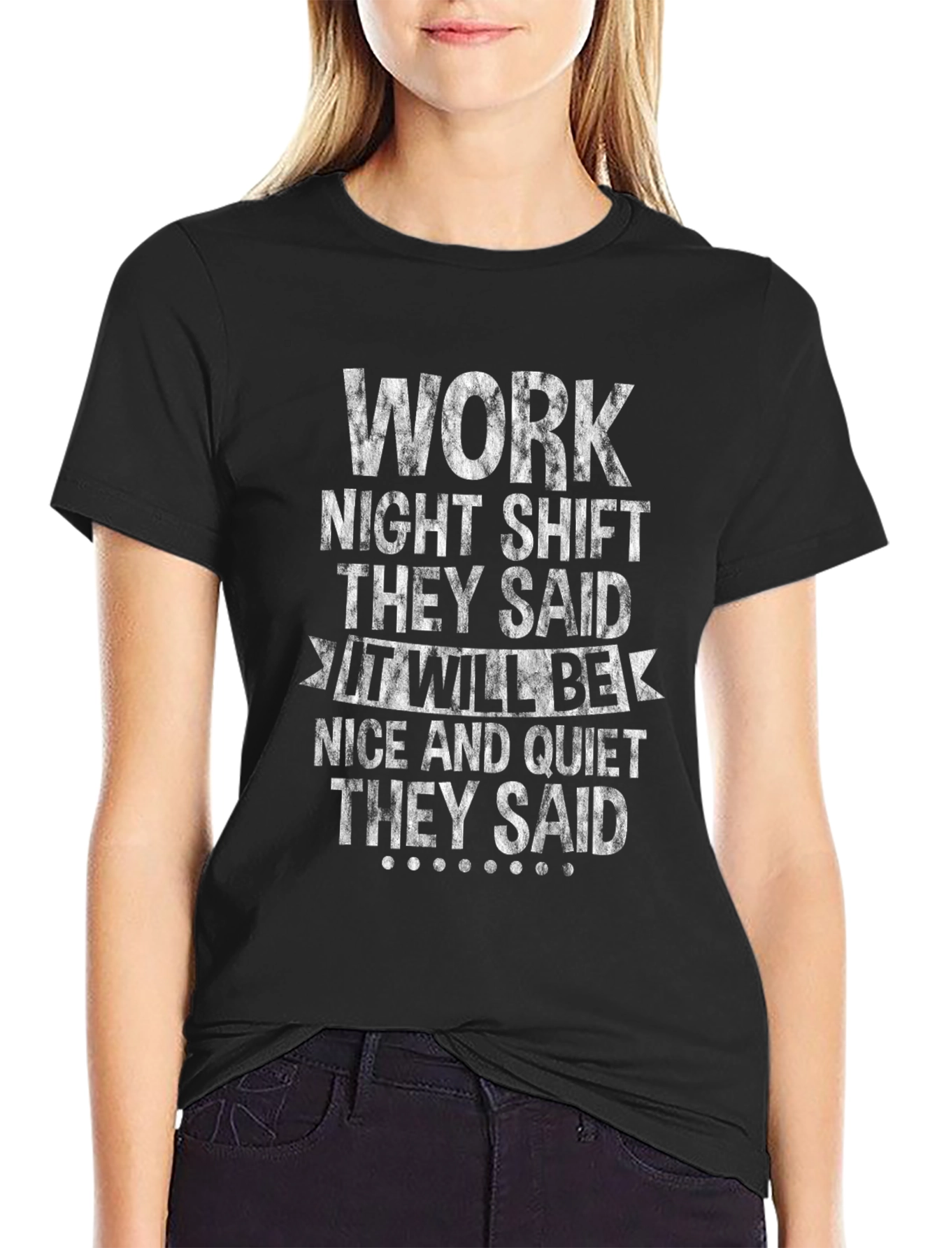 Work Night Shift Graphic T-Shirt