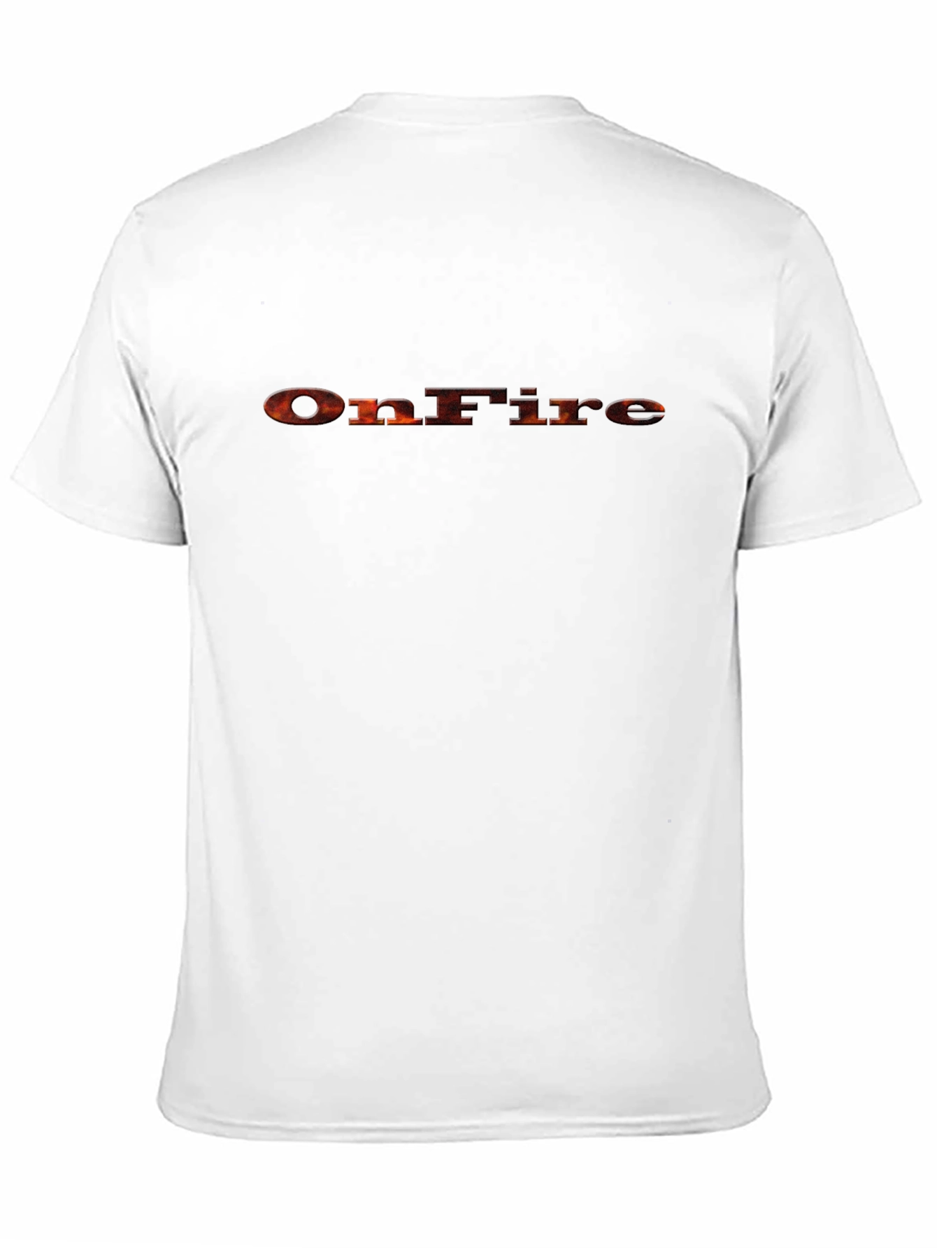 OnFire Graphic Print Black T-Shirt