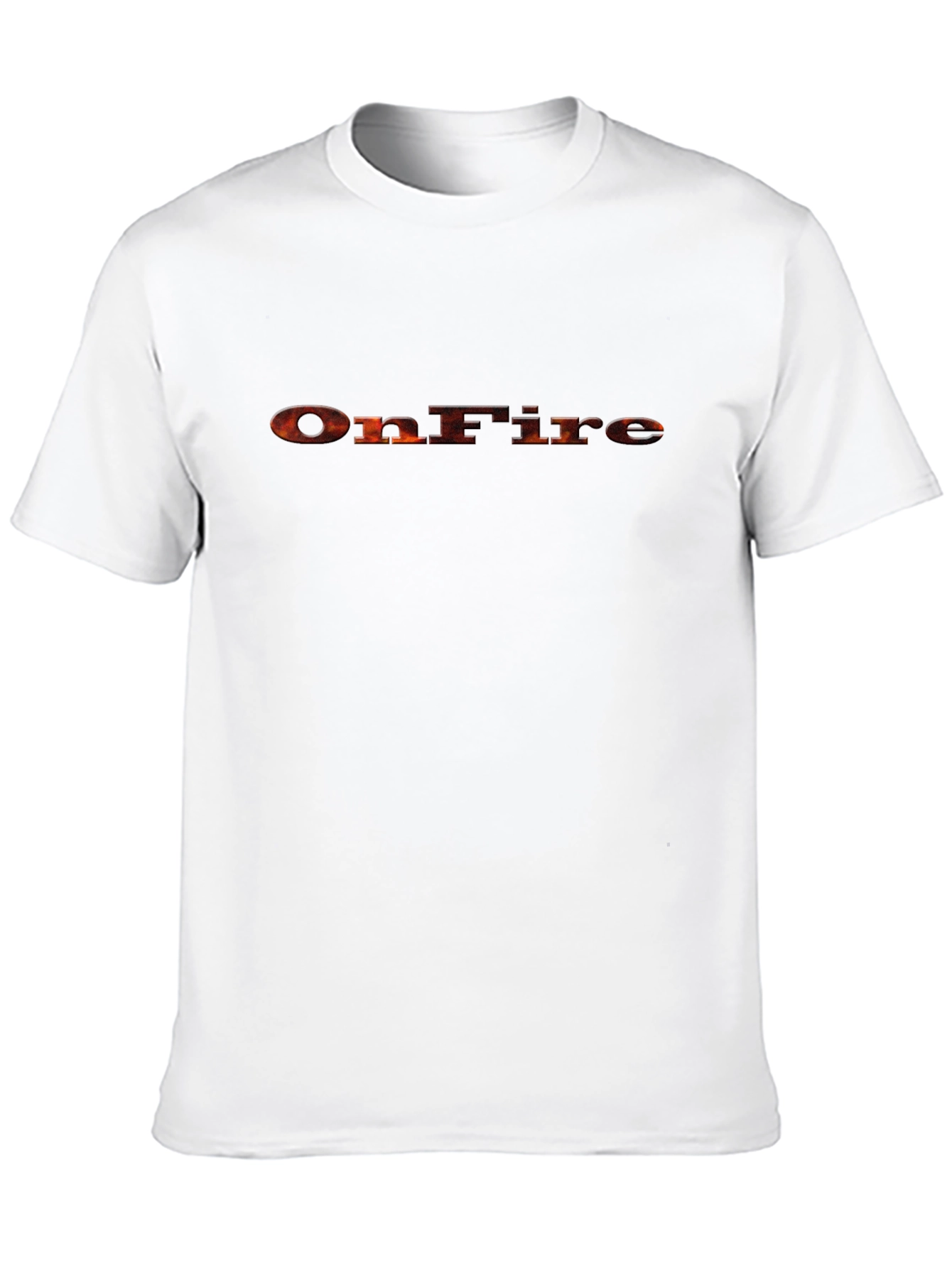 OnFire Graphic Print Black T-Shirt