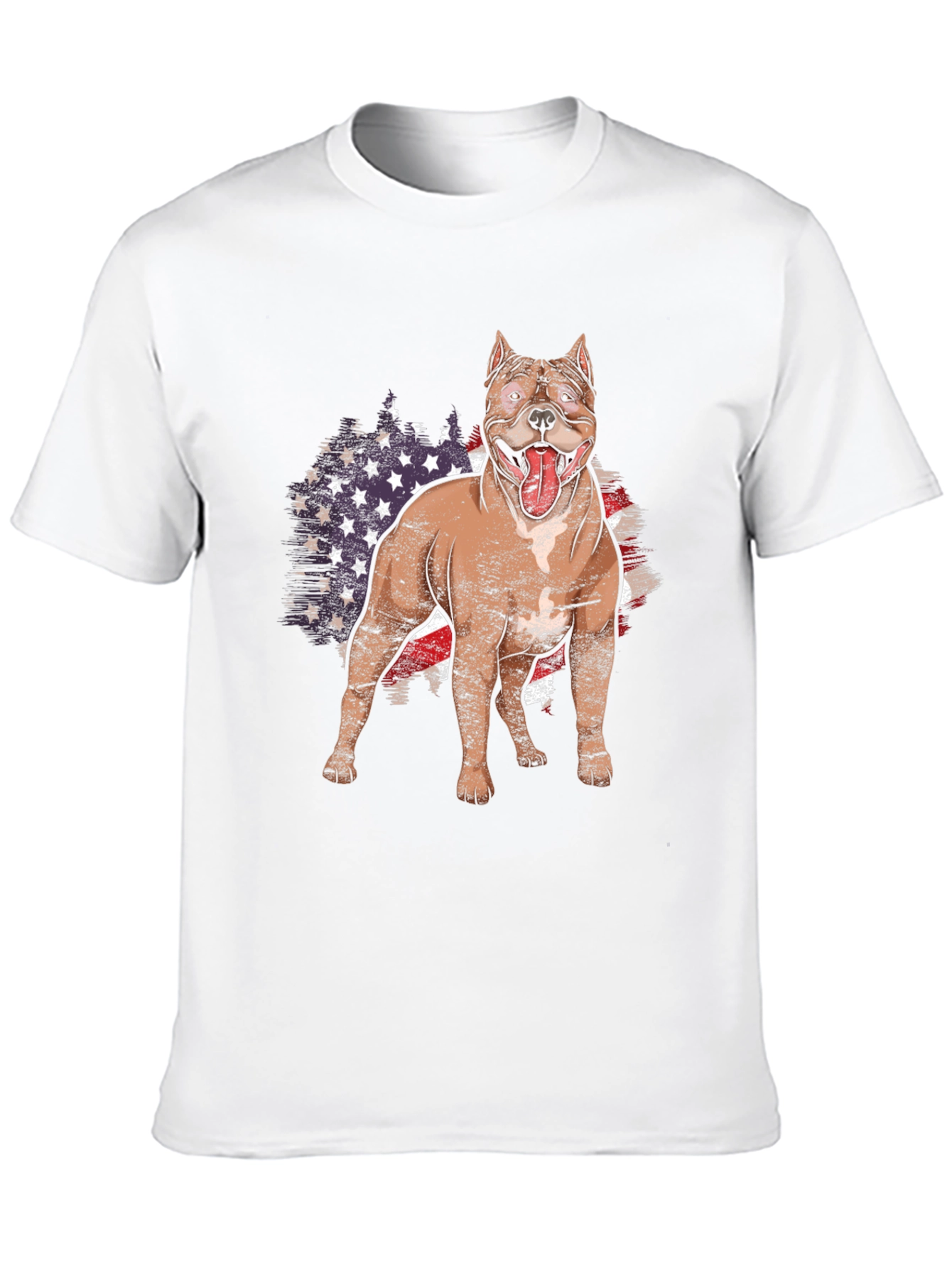 American Pitbull Dog Graphic Tee