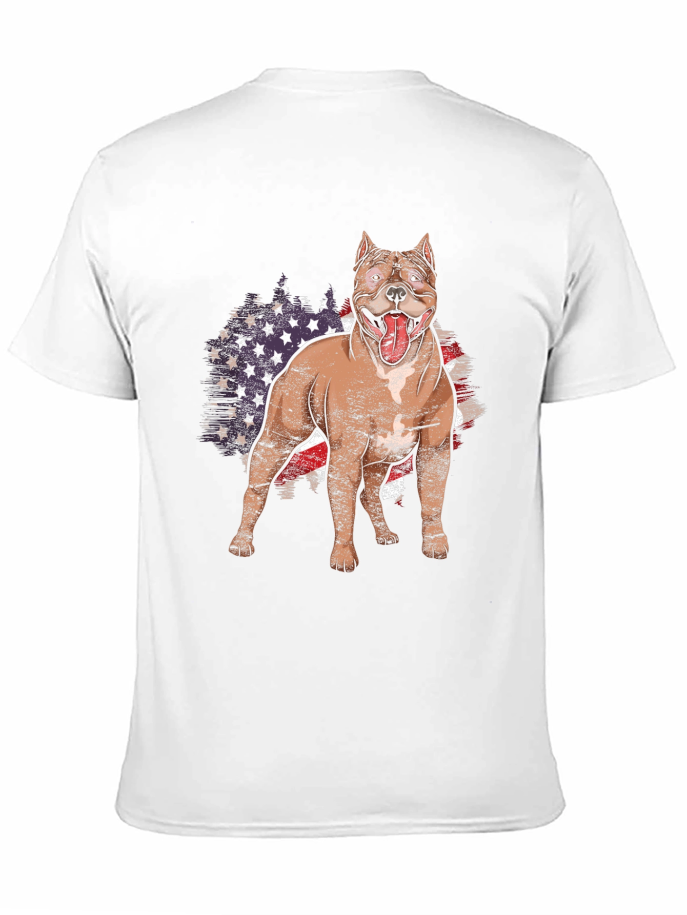 American Pitbull Dog Graphic Tee