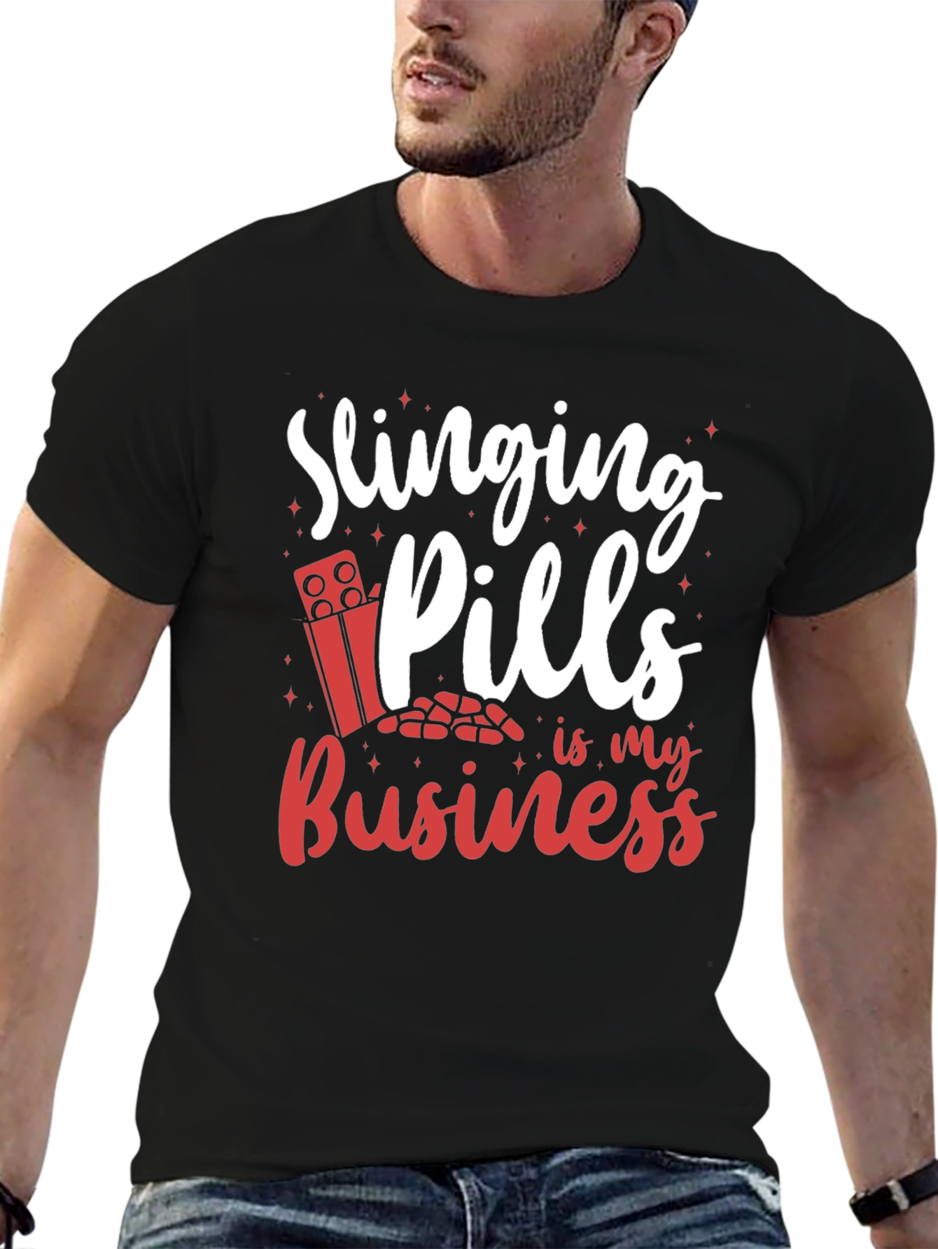 Slinging Pills Funny T-Shirt