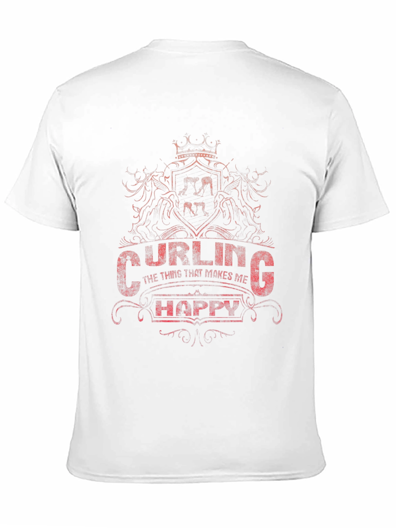 Curling Makes Me Happy T-Shirt