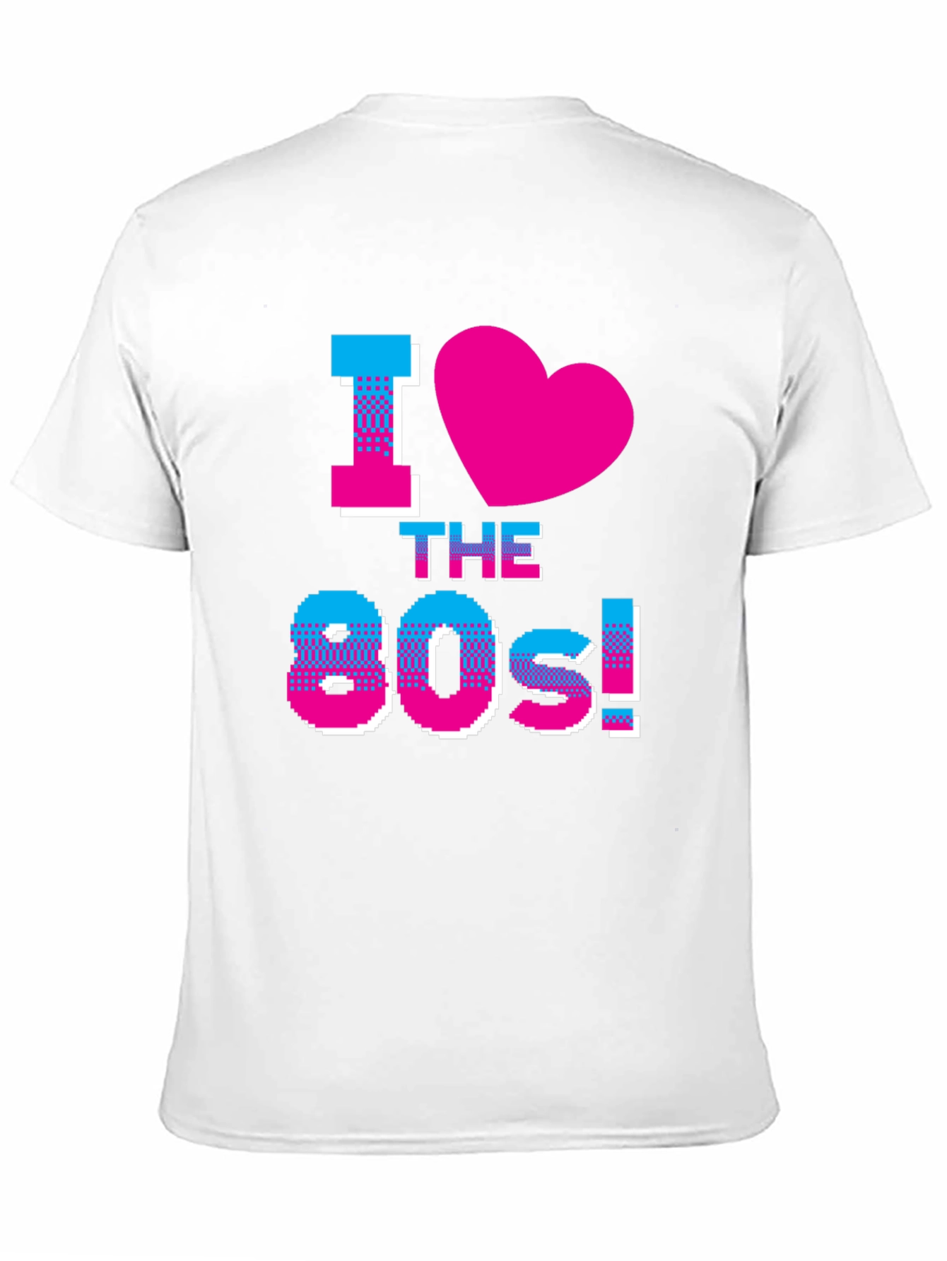 I Love the 80s Retro Graphic Black T-Shirt
