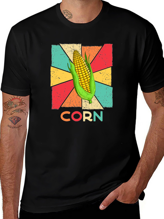 Vintage Corn T-Shirt - Retro Graphic Tee