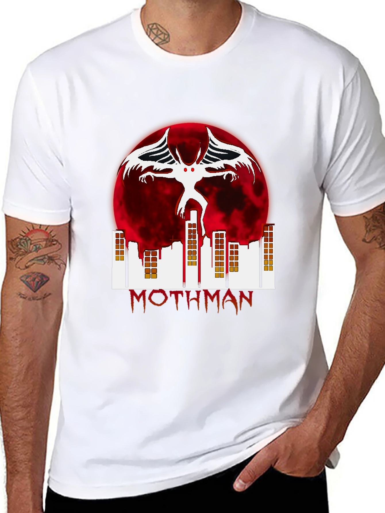 Mothman T-Shirt - Cryptid Urban Legend Tee