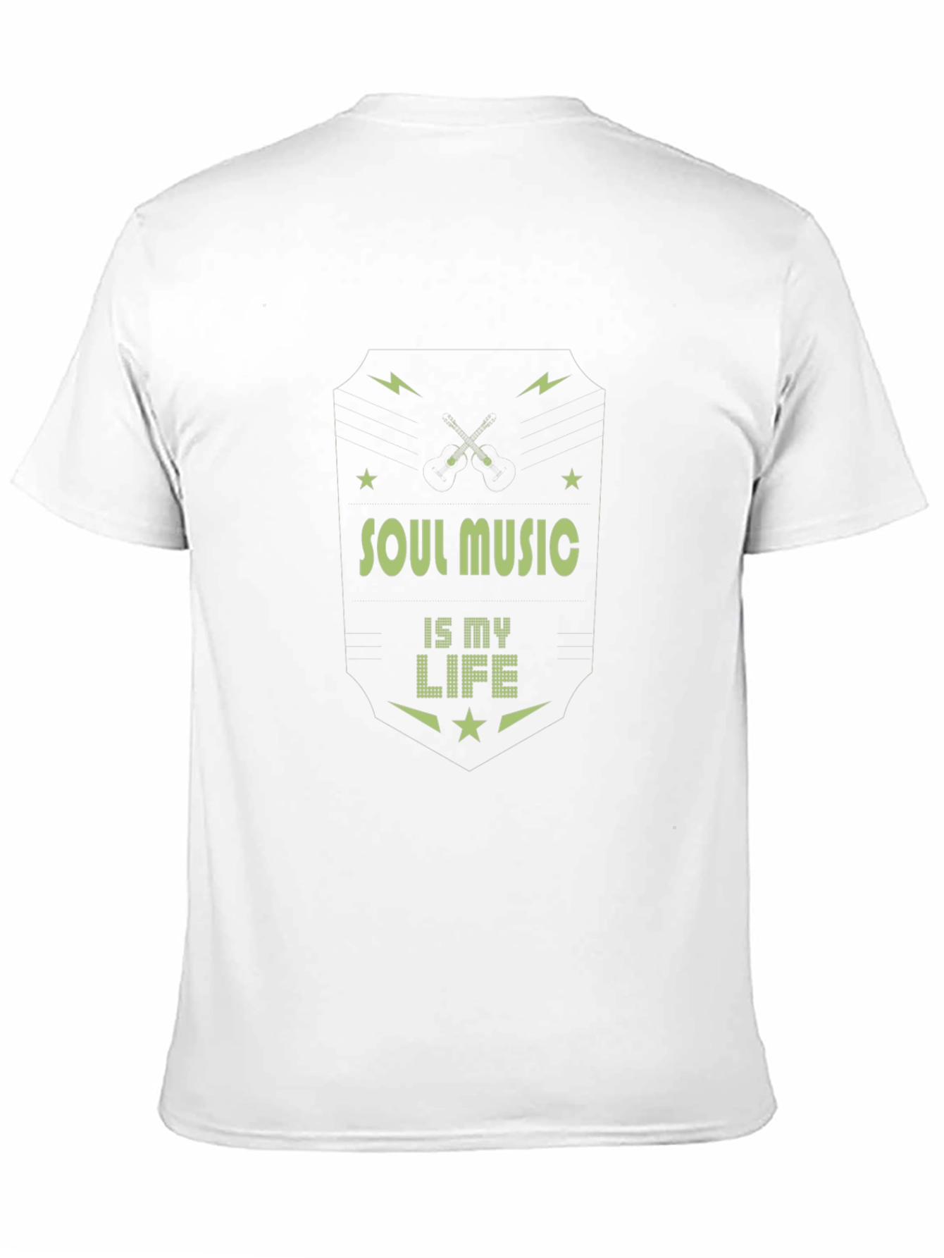 Soul Music Is My Life Graphic Tee - Black