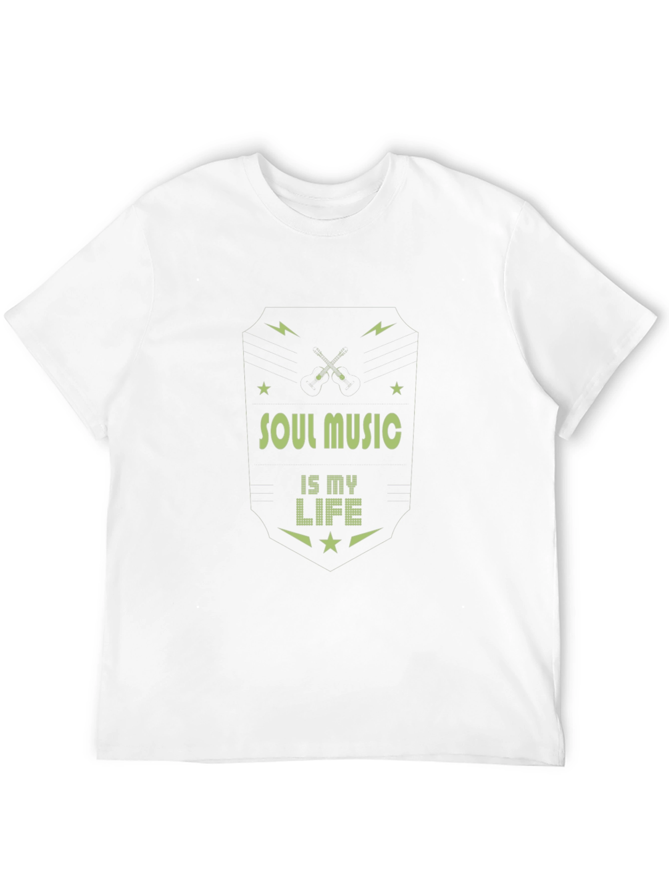 Soul Music Is My Life Graphic Tee - Black
