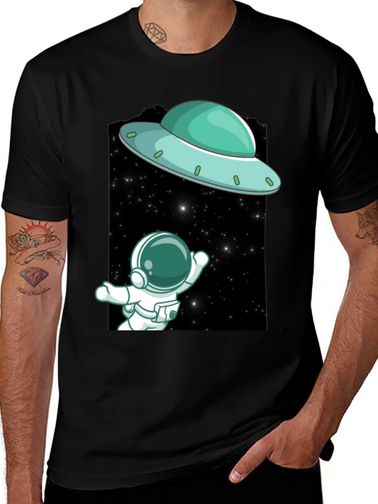 Astronaut & UFO Graphic Tee
