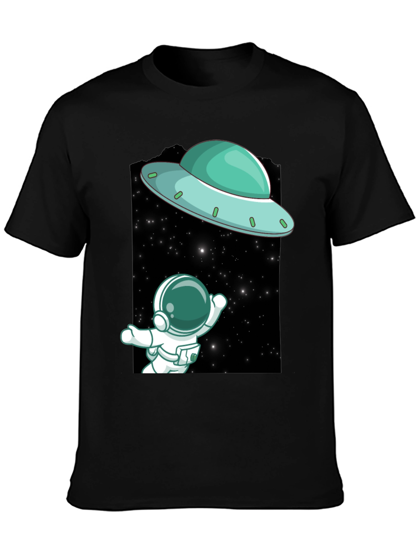 Astronaut & UFO Graphic Tee