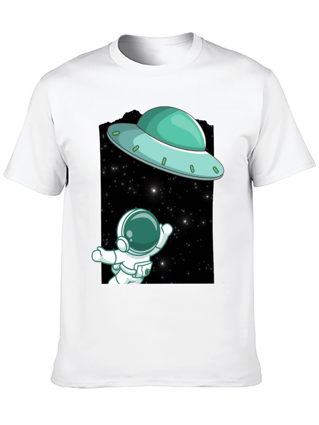 Astronaut & UFO Graphic Tee