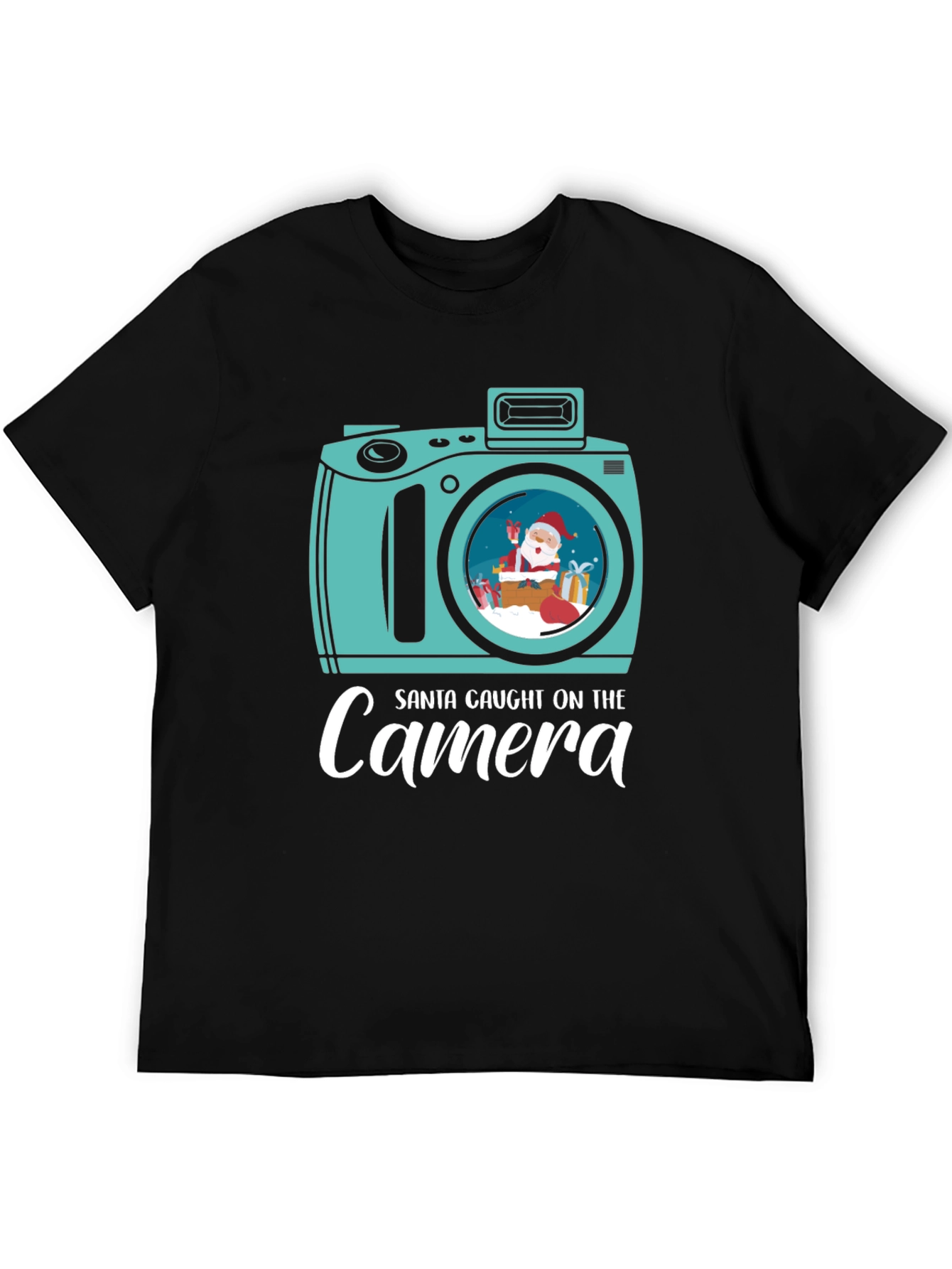 Santa Caught on Camera Graphic Tee