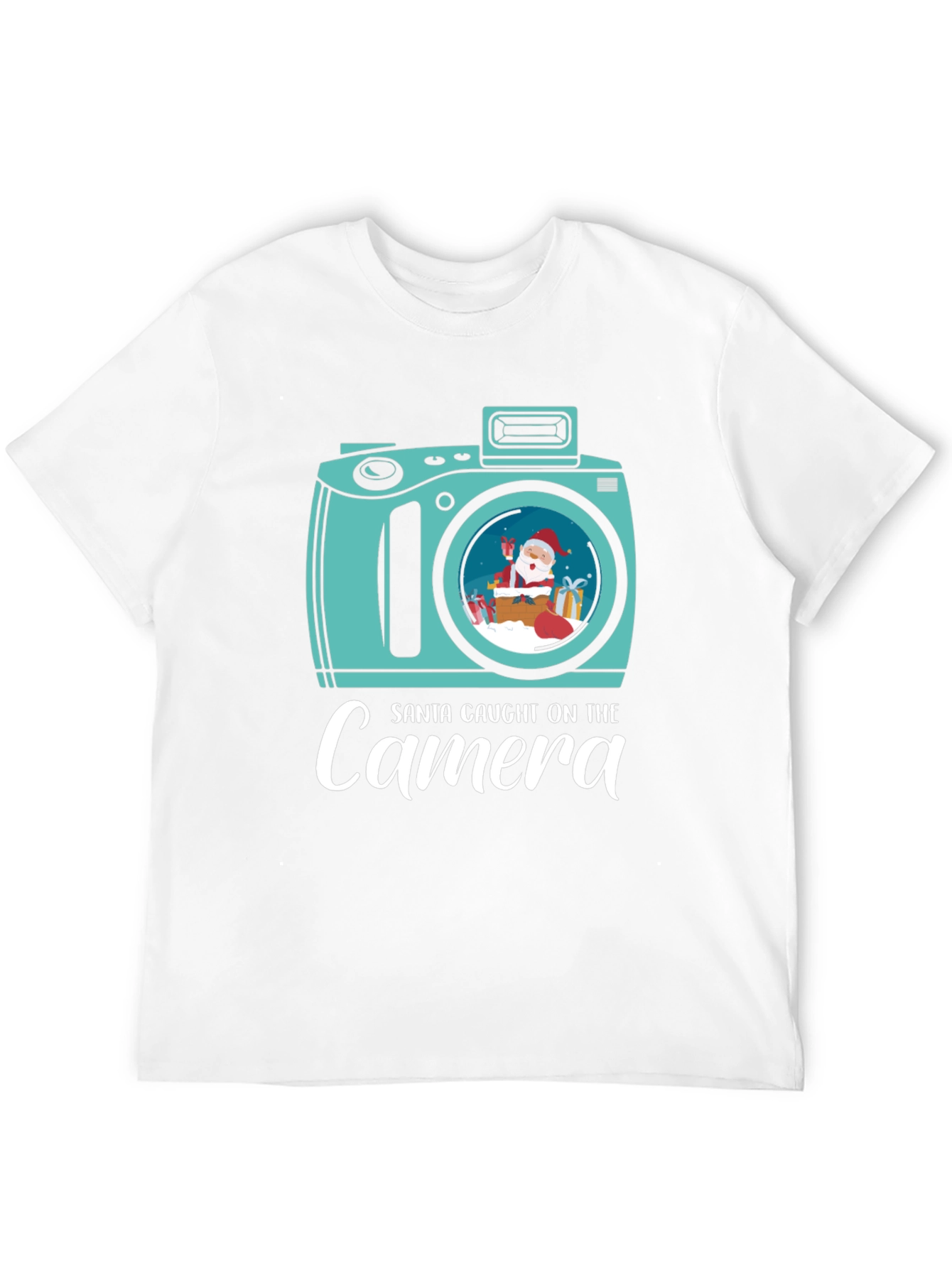 Santa Caught on Camera Graphic Tee