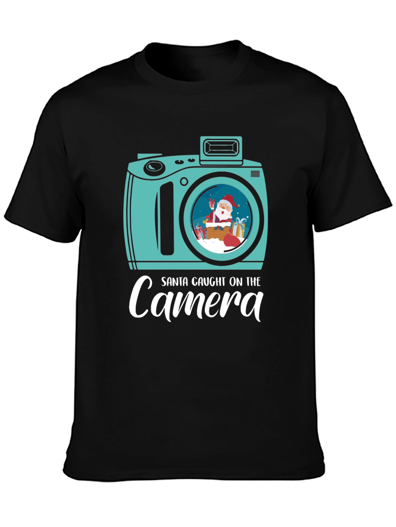 Santa Caught on Camera Graphic Tee