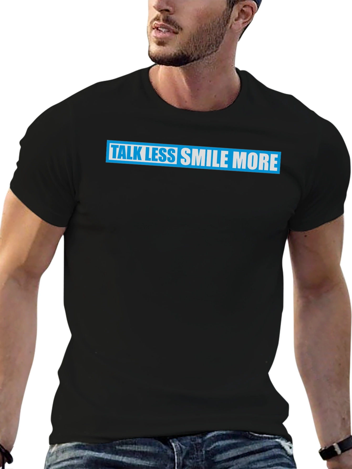 Talk Less Smile More Graphic T-Shirt