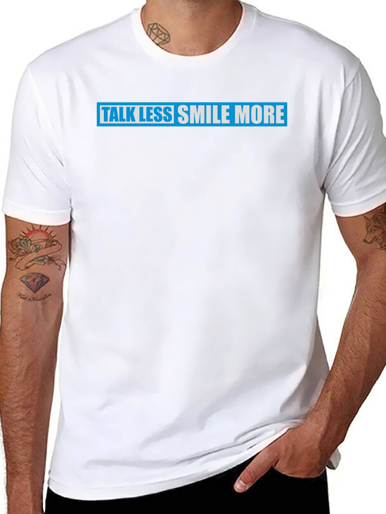 Talk Less Smile More Graphic T-Shirt