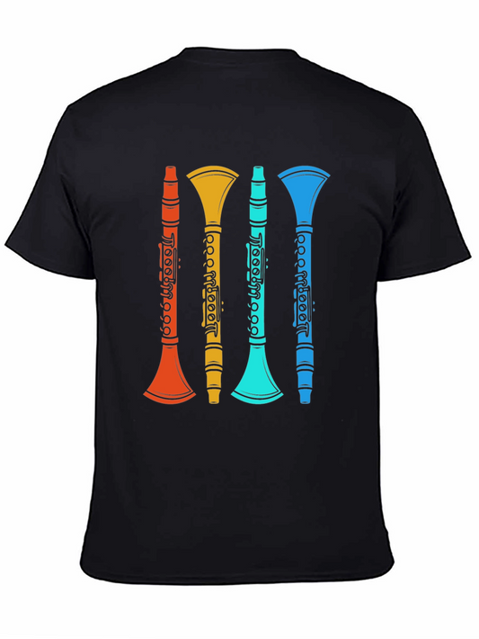 Retro Clarinet T-Shirt - Musical Instrument Tee