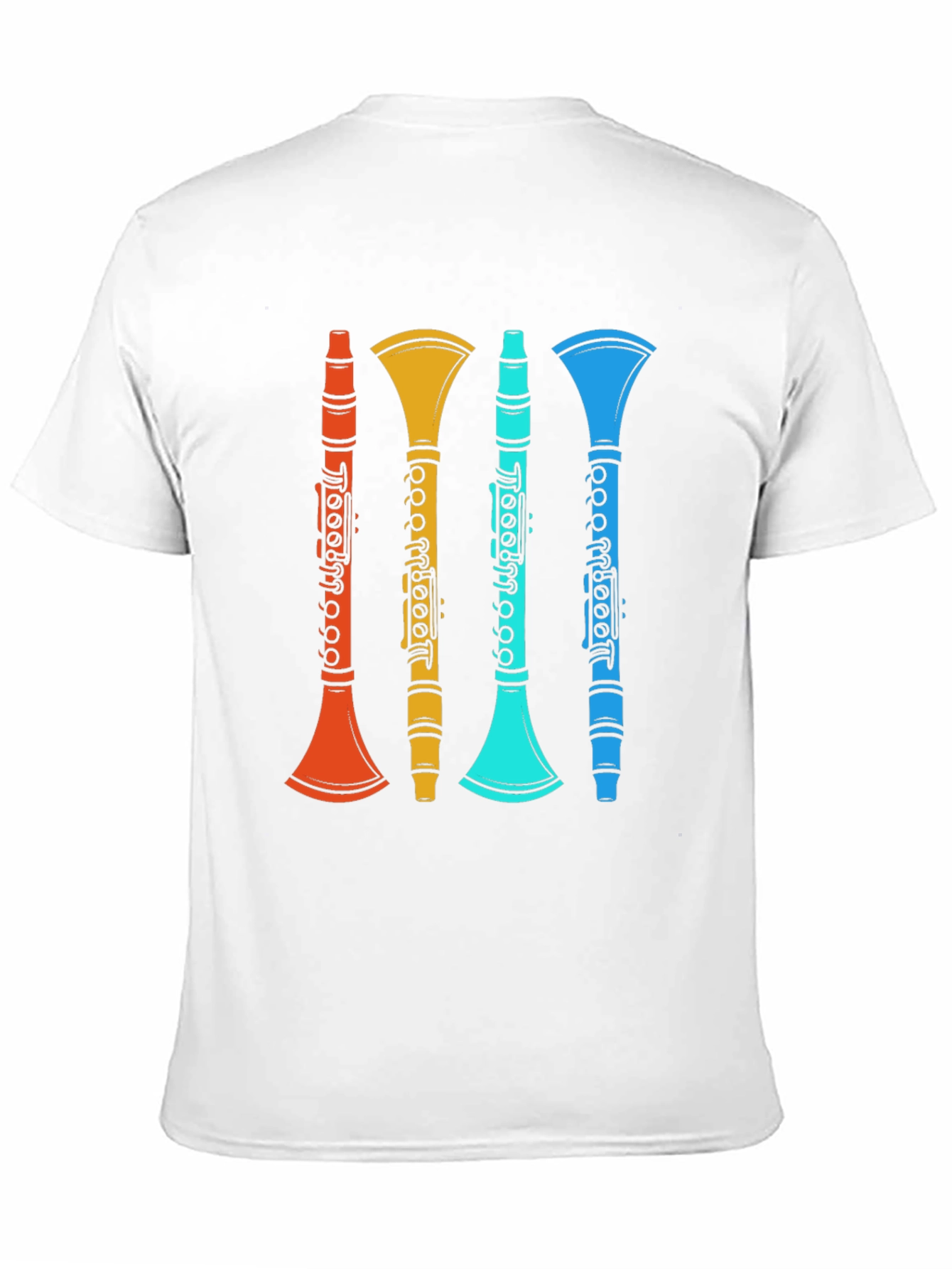 Retro Clarinet T-Shirt - Musical Instrument Tee