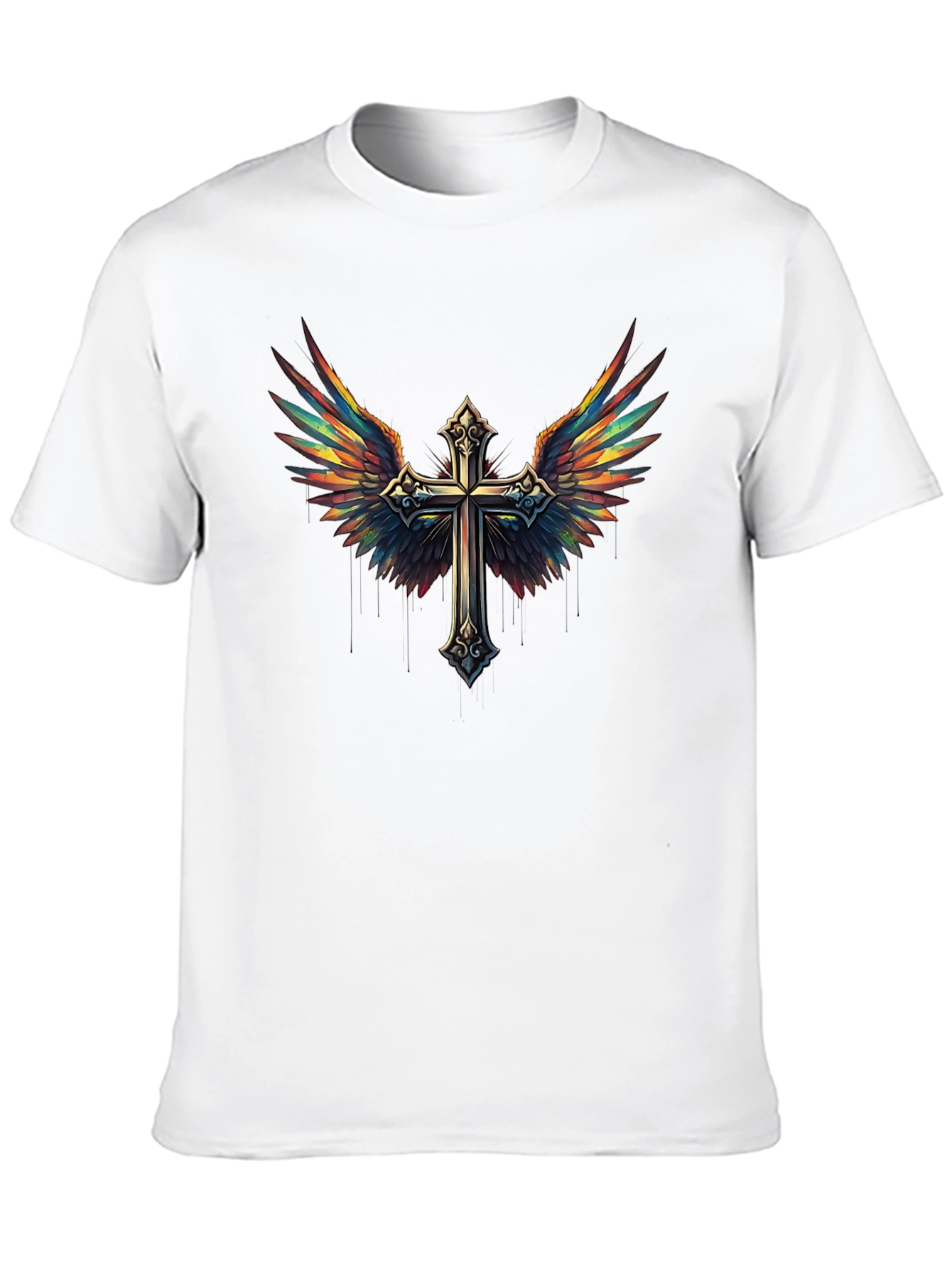 Winged Cross Graphic Tee