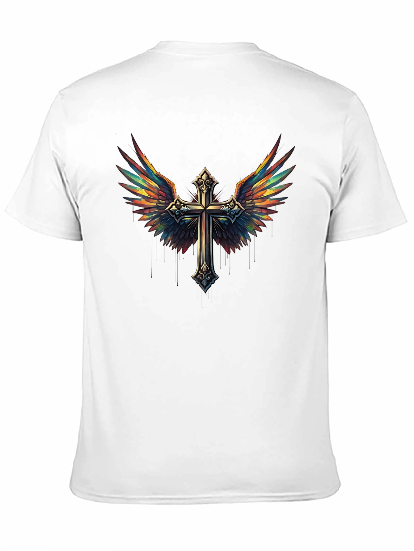 Winged Cross Graphic Tee