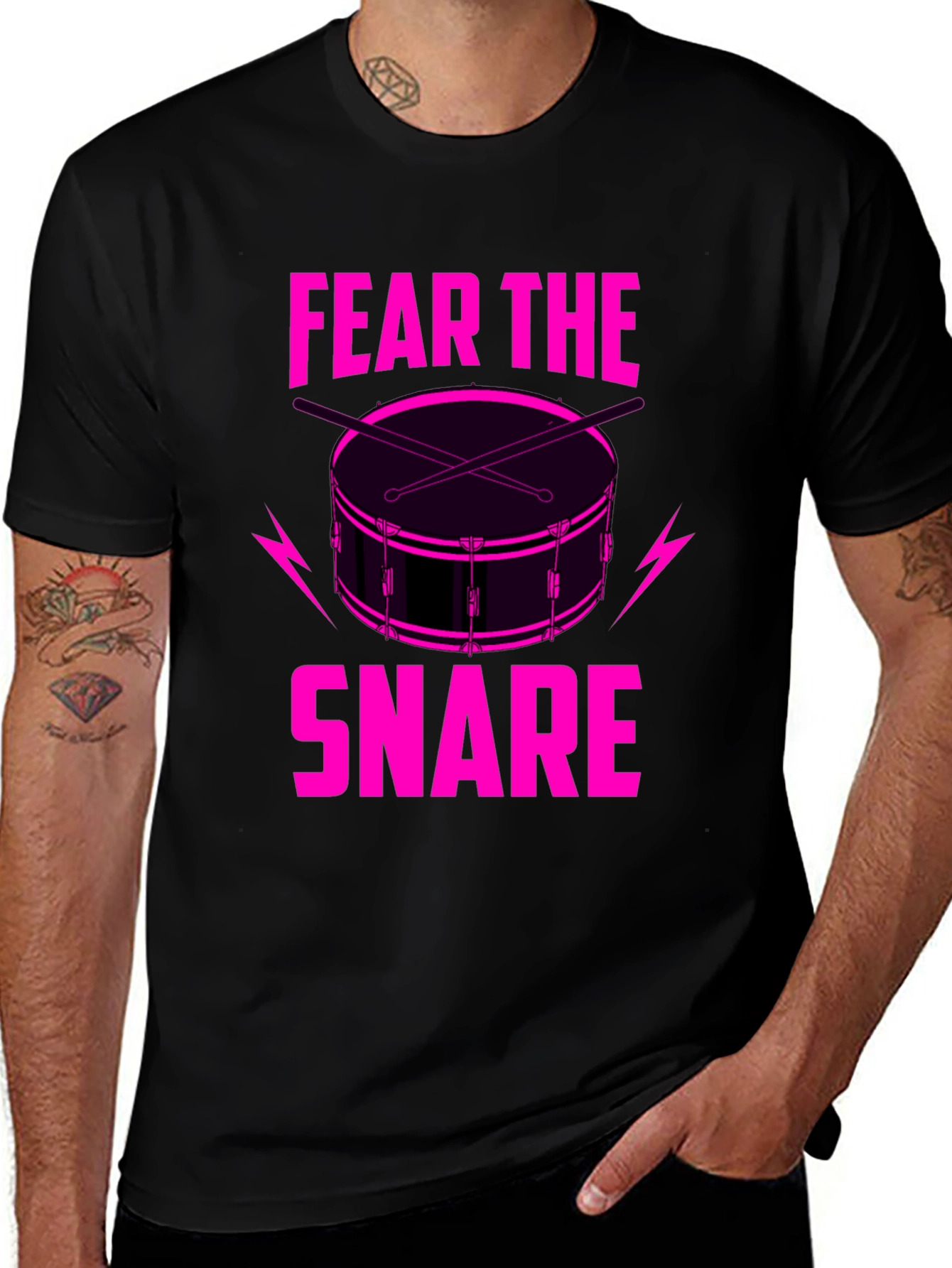Fear the Snare Drum Graphic Tee