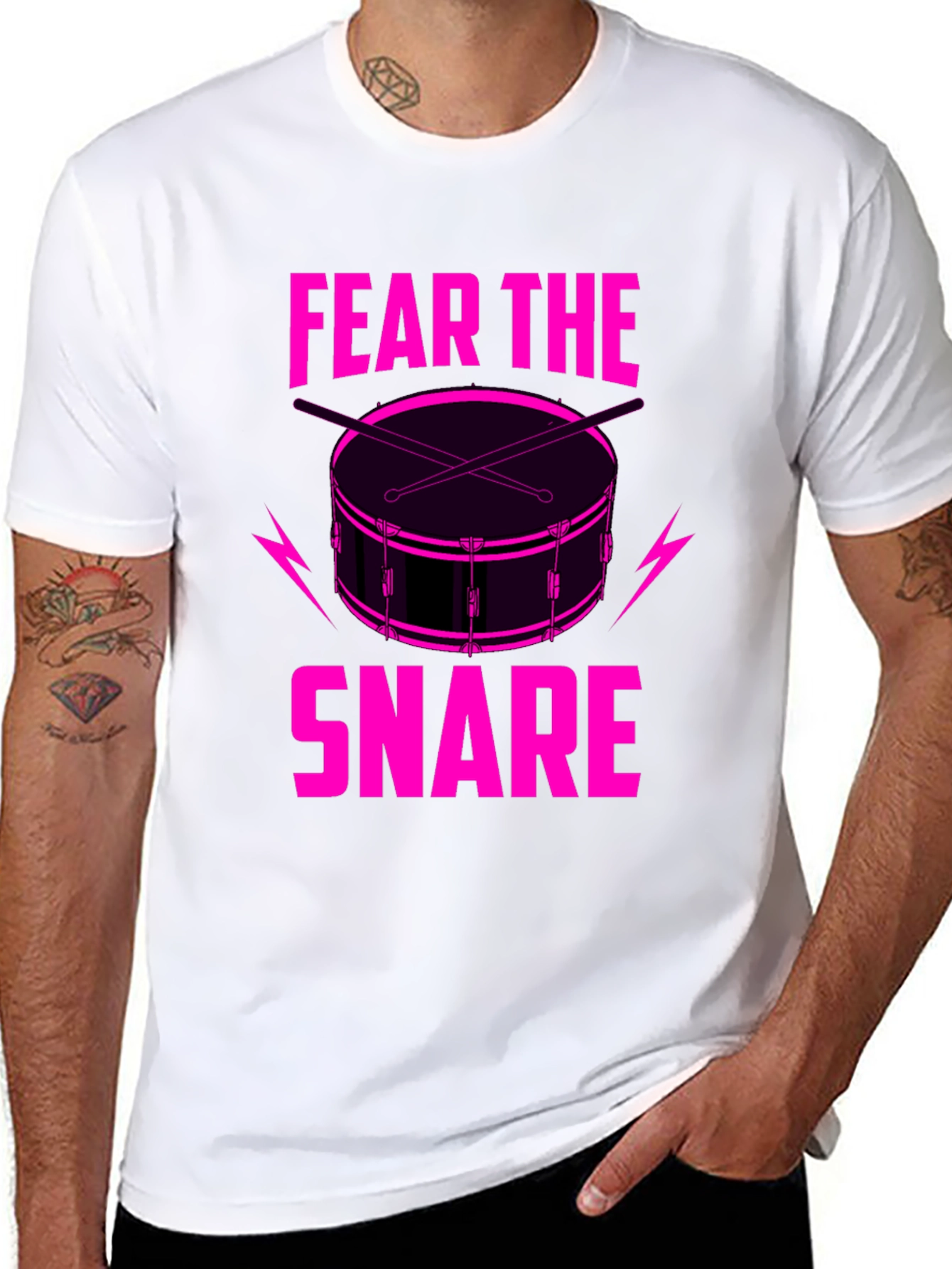 Fear the Snare Drum Graphic Tee