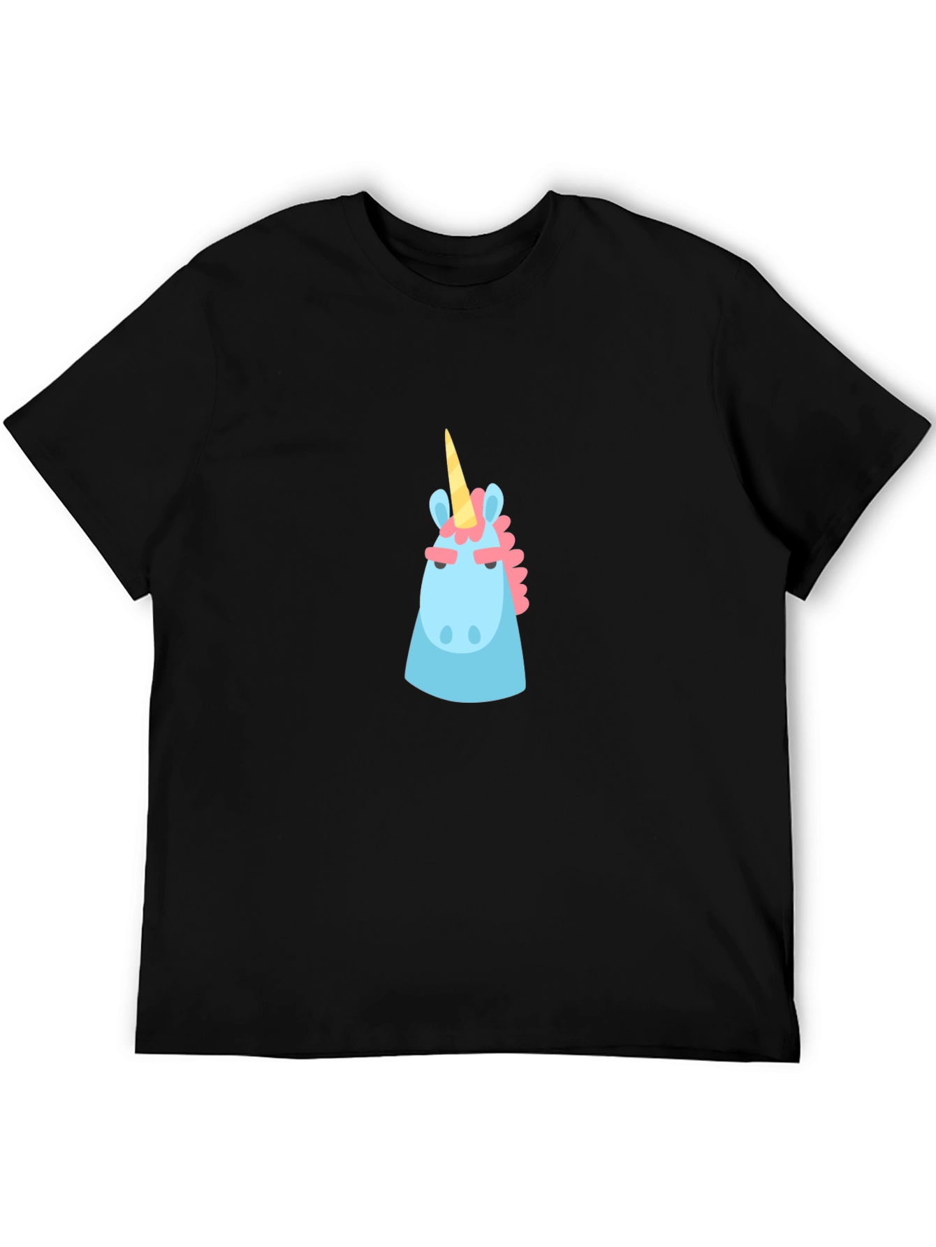 Unicorn Graphic Black T-Shirt