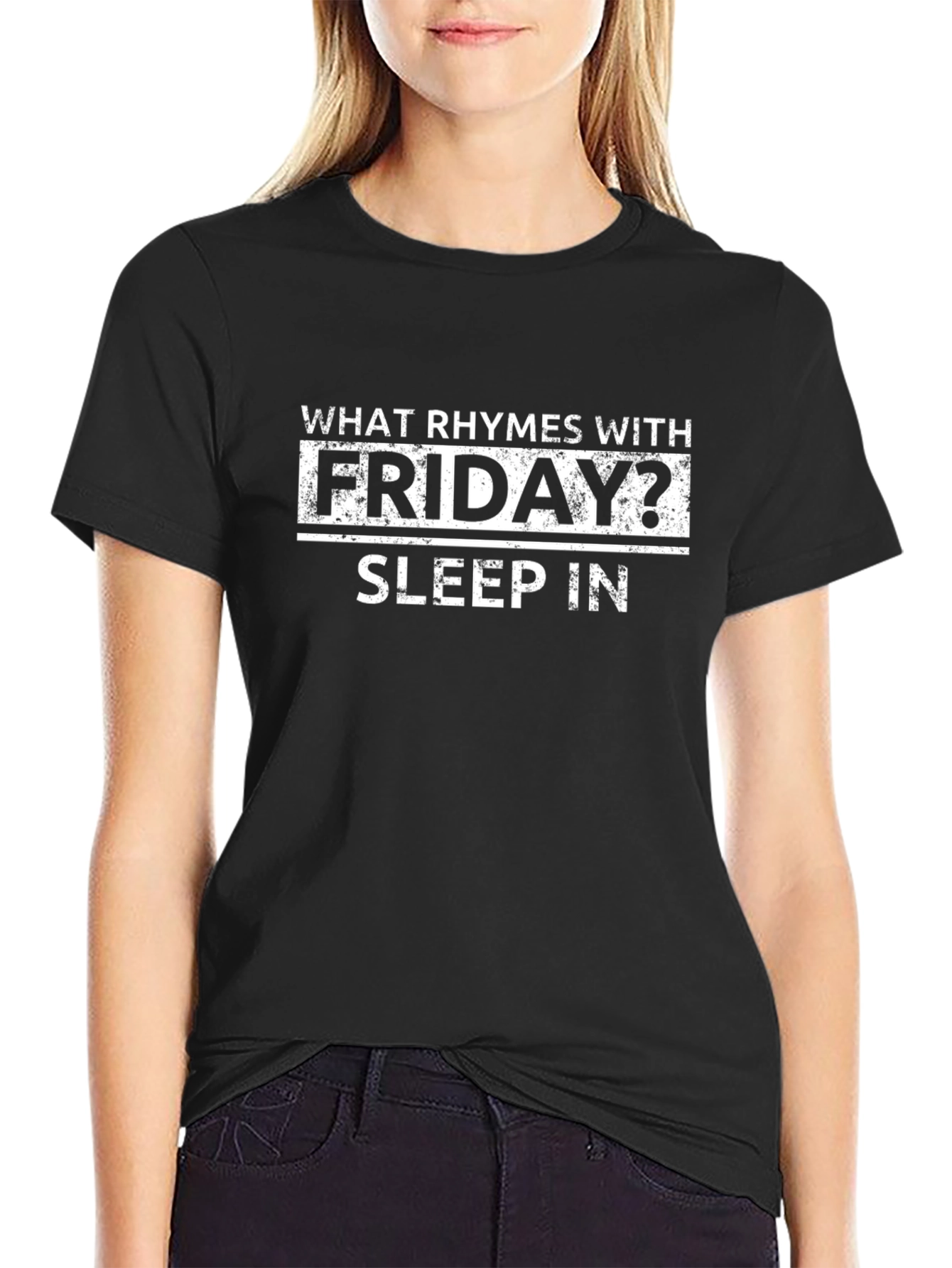 Funny Friday Sleep In T-Shirt