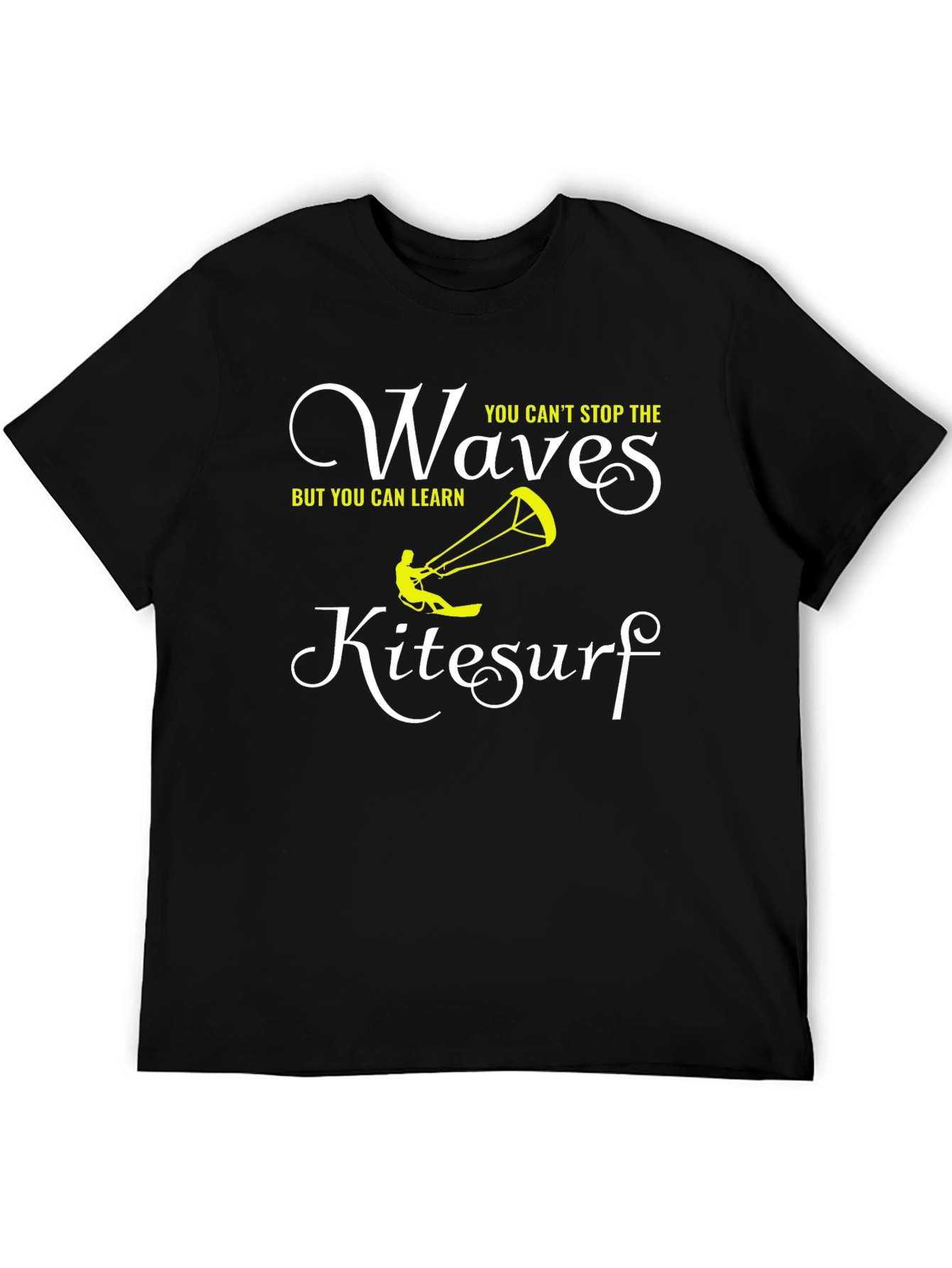 Kitesurf Waves Graphic Tee - Learn to Ride!