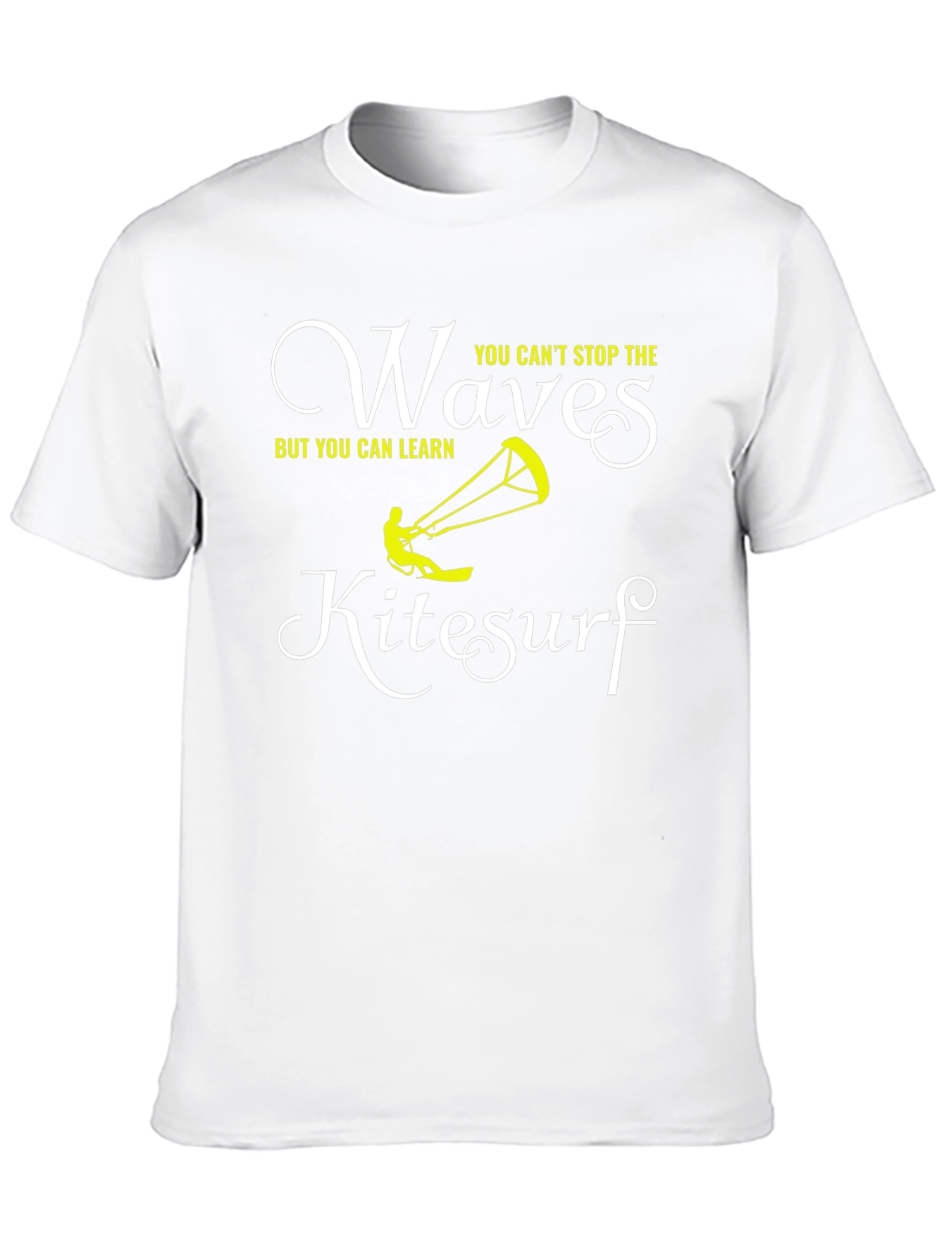 Kitesurf Waves Graphic Tee - Learn to Ride!