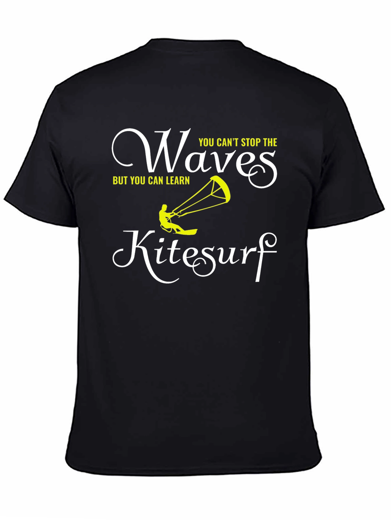 Kitesurf Waves Graphic Tee - Learn to Ride!