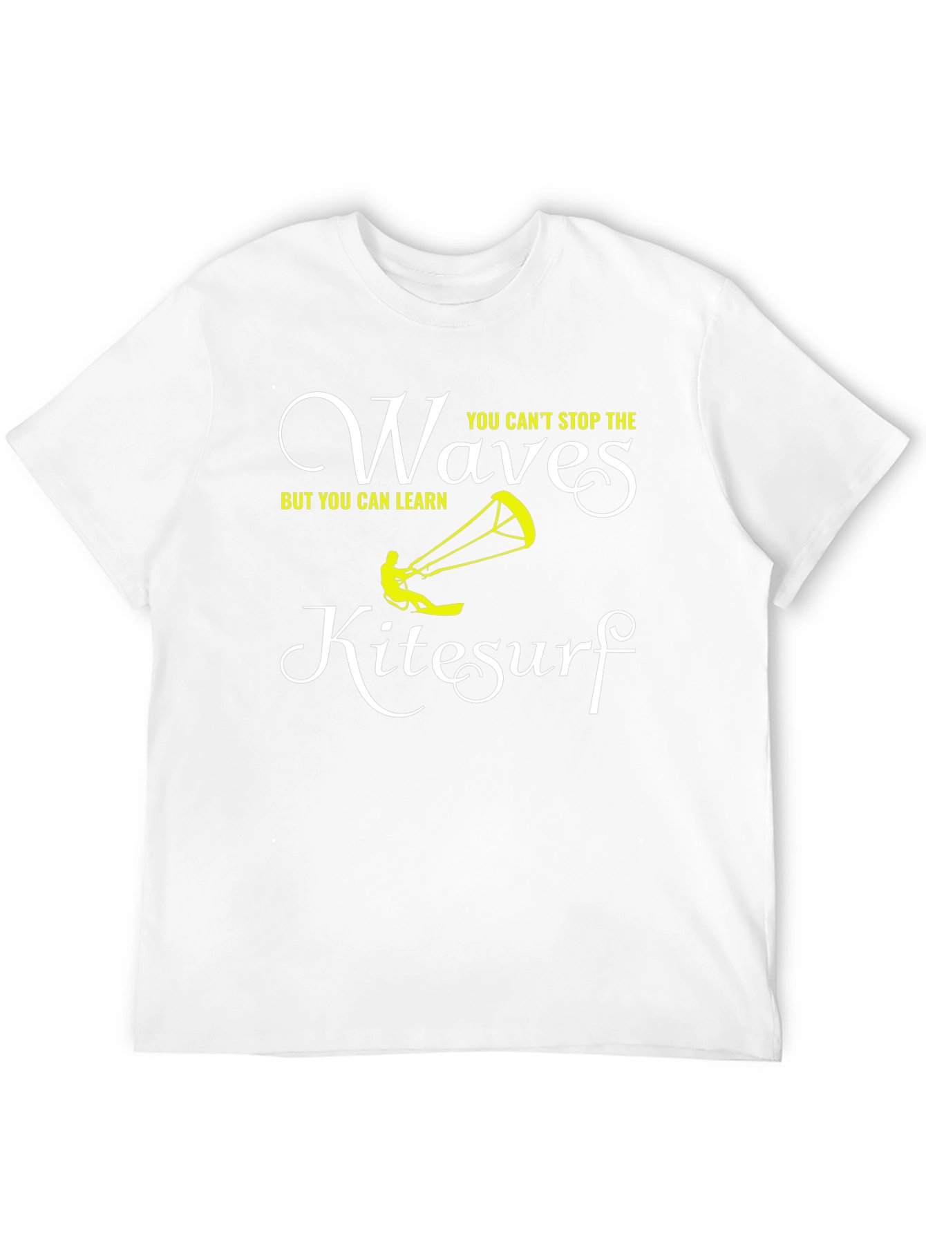 Kitesurf Waves Graphic Tee - Learn to Ride!