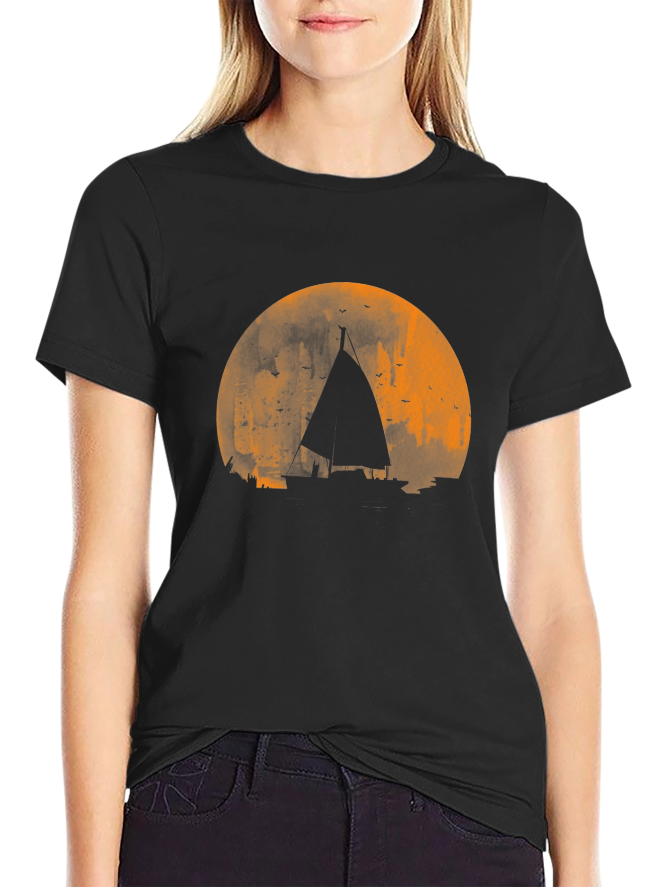 Sailboat Silhouette T-Shirt