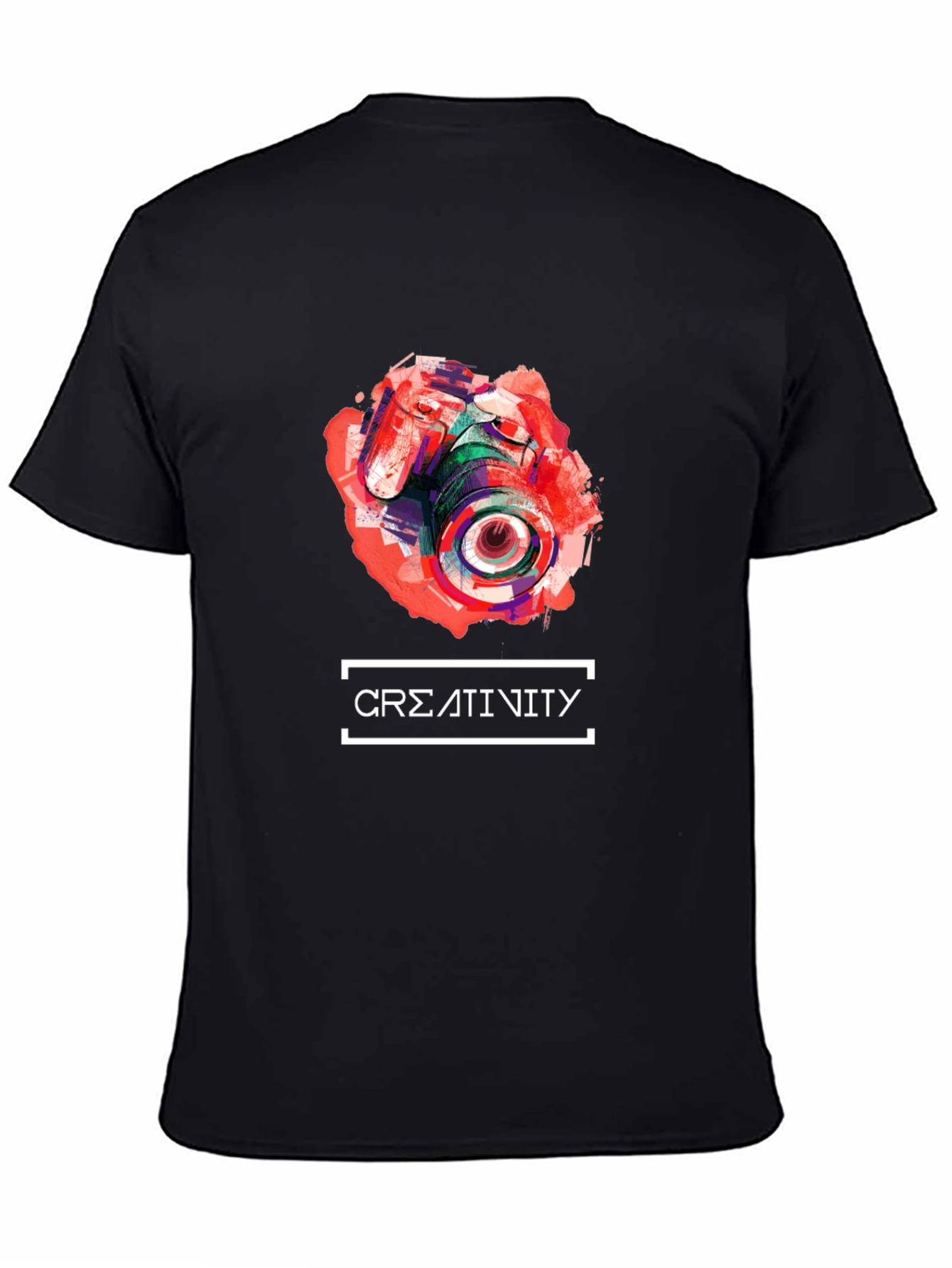 Abstract Camera Creativity T-Shirt - Unique Design