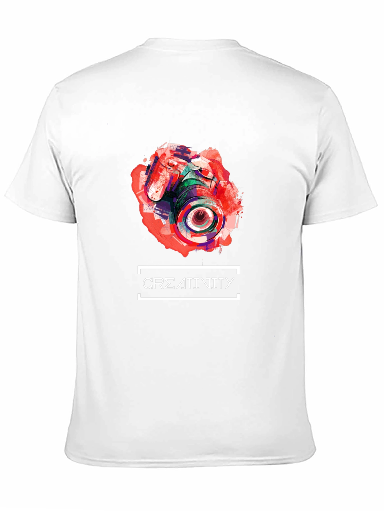 Abstract Camera Creativity T-Shirt - Unique Design