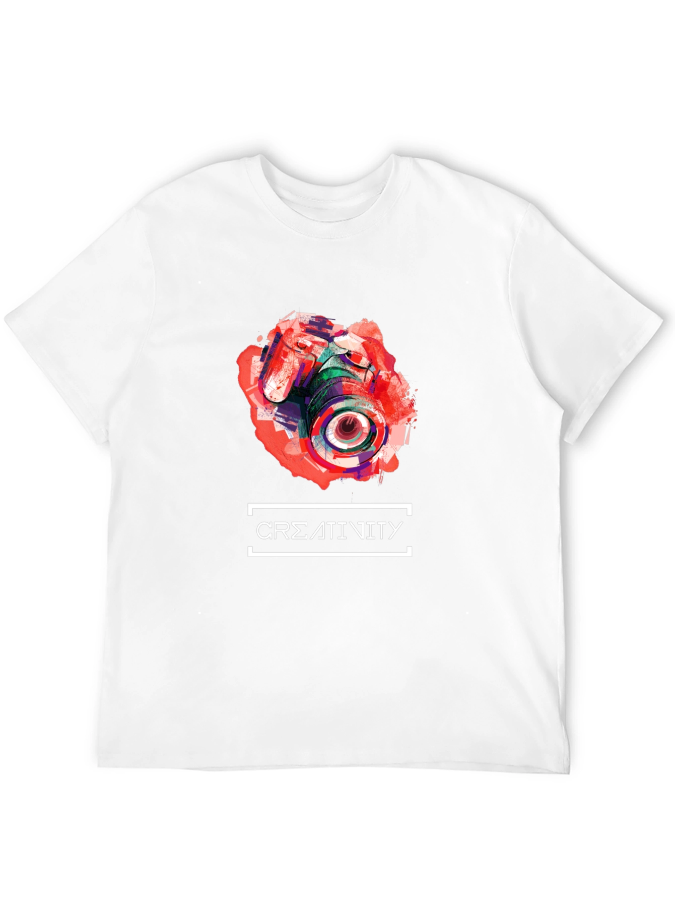 Abstract Camera Creativity T-Shirt - Unique Design