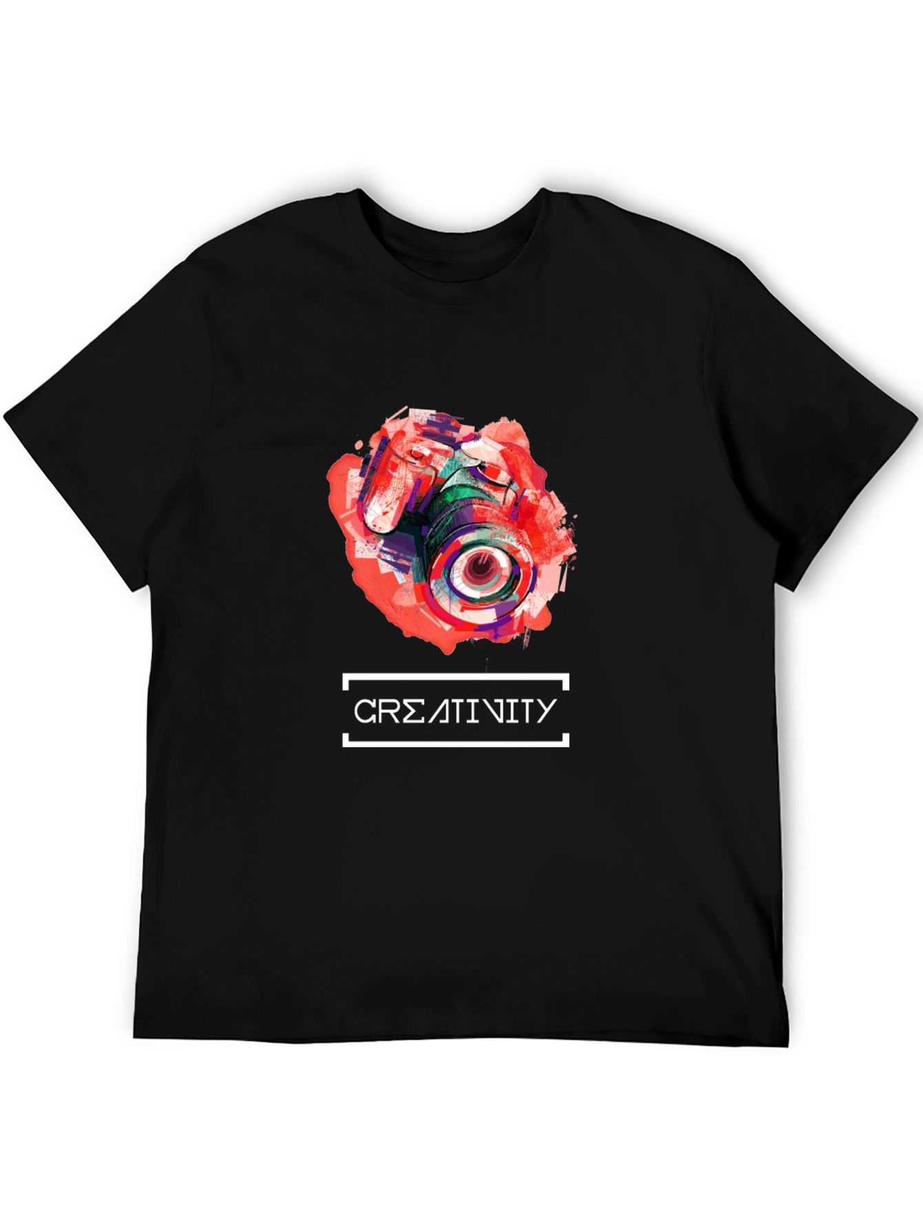 Abstract Camera Creativity T-Shirt - Unique Design