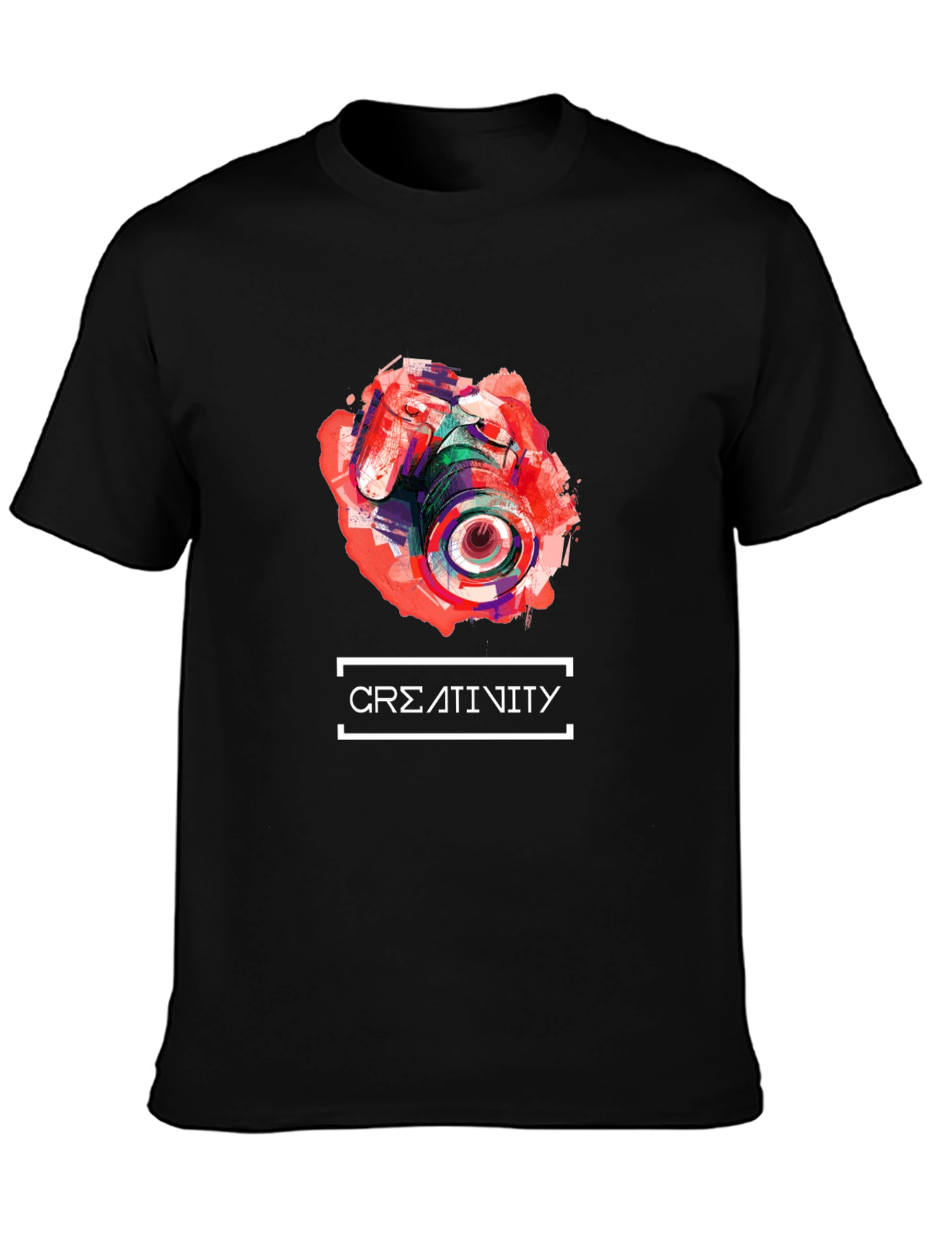 Abstract Camera Creativity T-Shirt - Unique Design