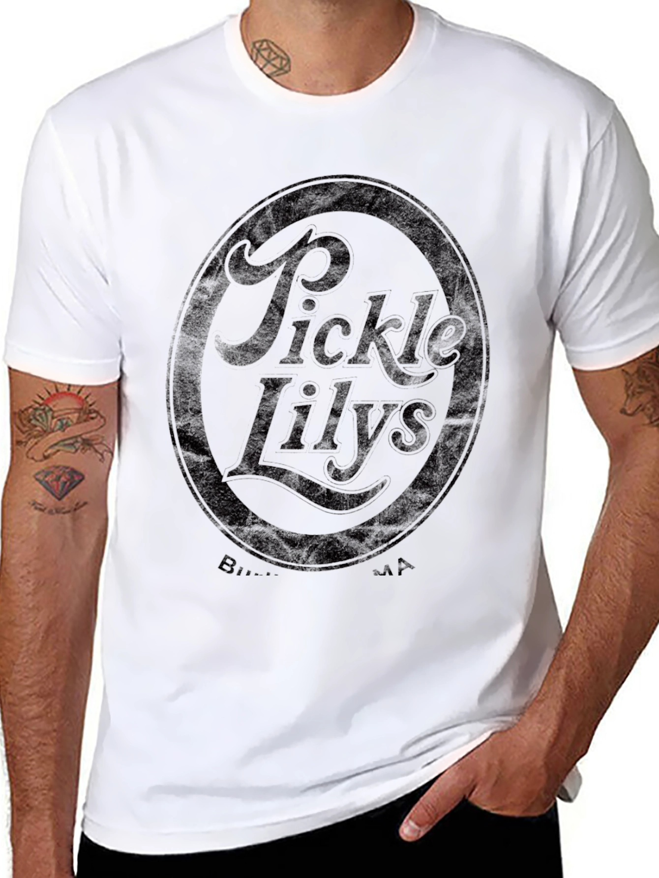 Pickle Lilys Black T-Shirt - Boston MA Band Tee