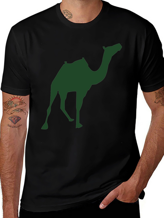 Camel Silhouette Graphic Tee - Mens Black T-Shirt