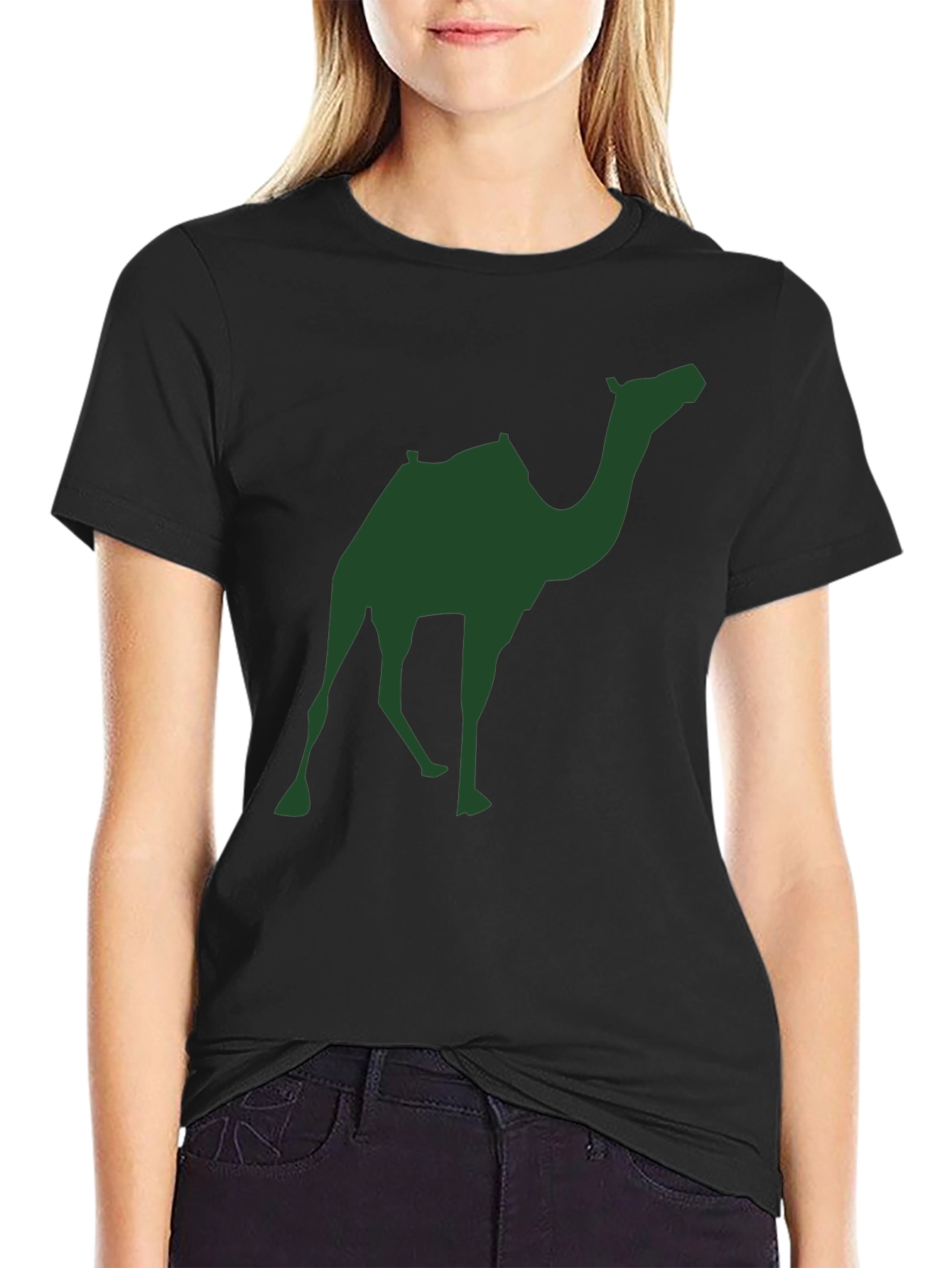 Camel Silhouette Graphic Tee - Mens Black T-Shirt