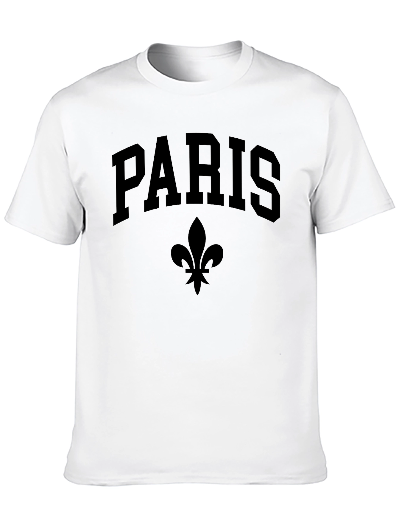 Paris Fleur-de-lis Black T-Shirt