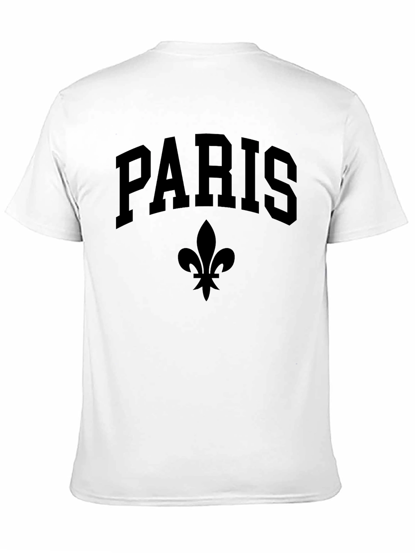 Paris Fleur-de-lis Black T-Shirt